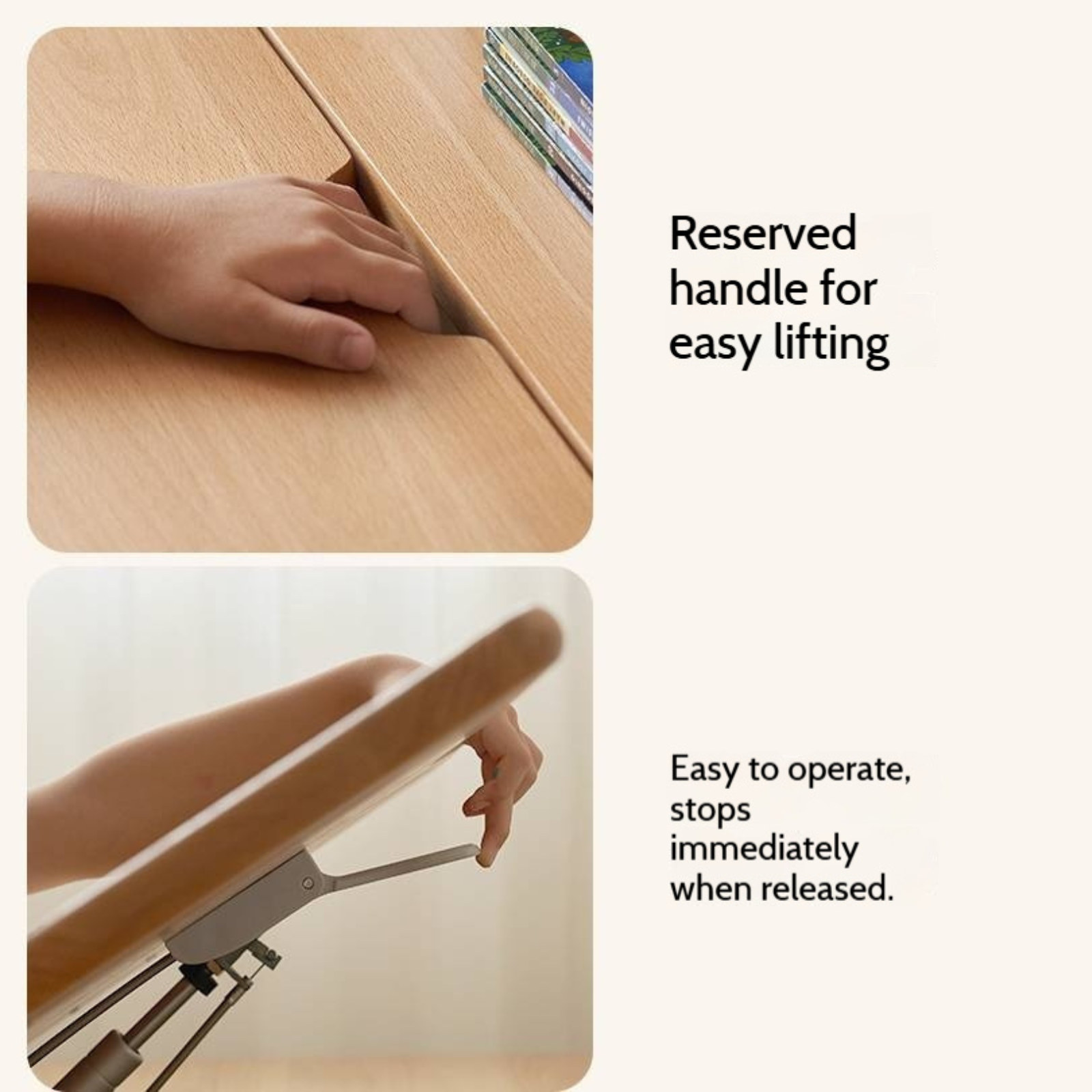 Beech Solid Wood Children's Electric Learning Desk