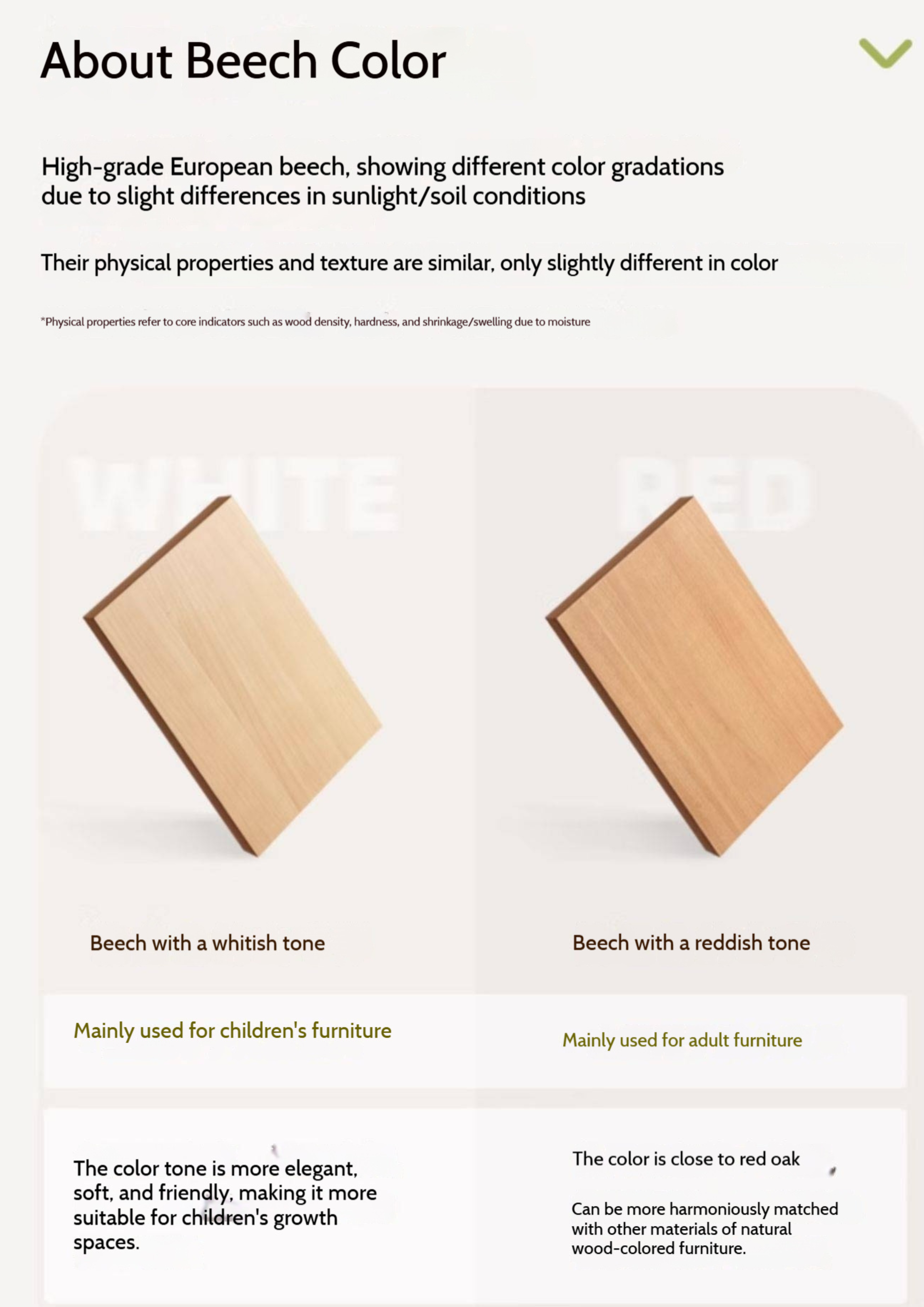 Beech Solid Wood White Cream Style Nightstand