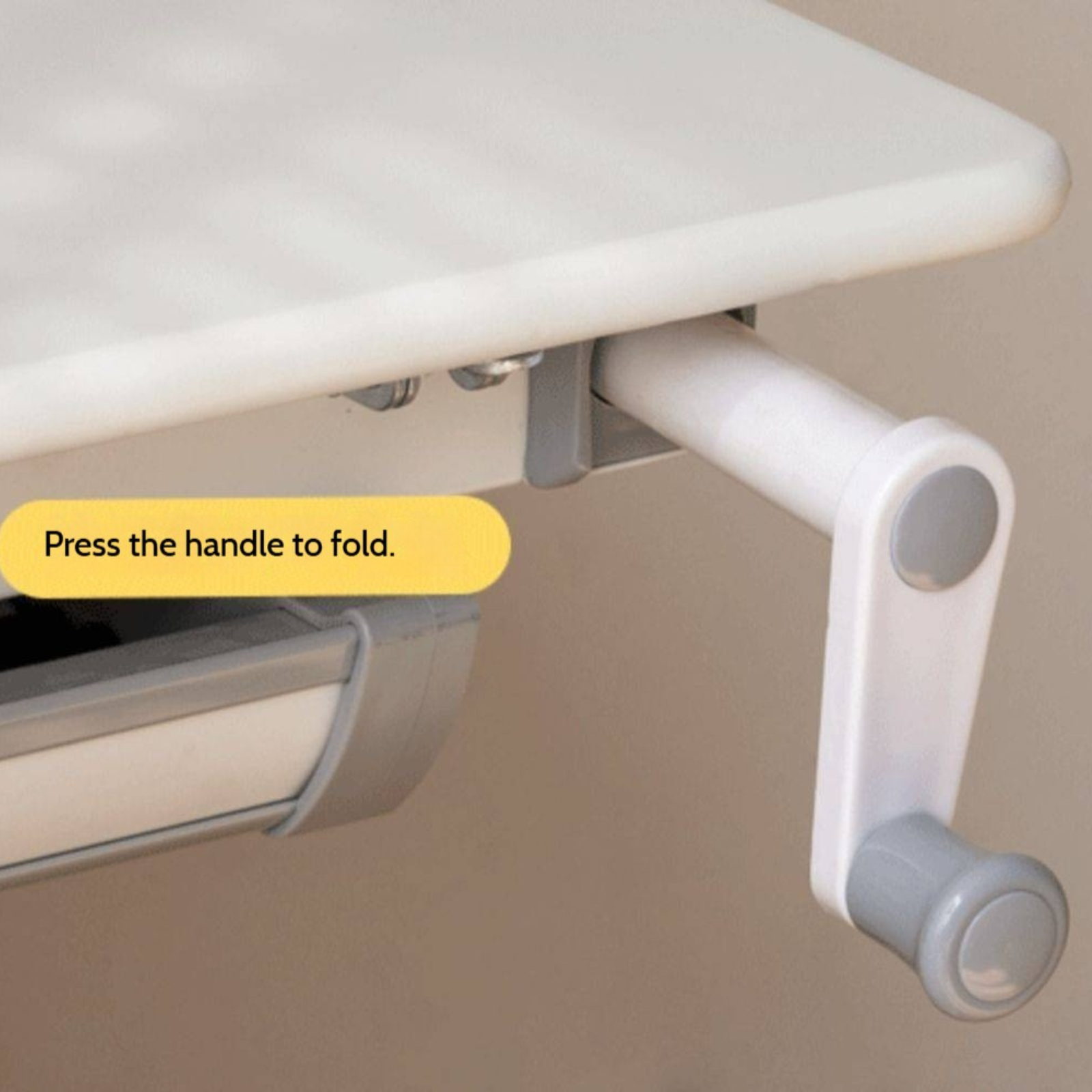 Solid Rubberwood Cream Style Children's Learning Desk