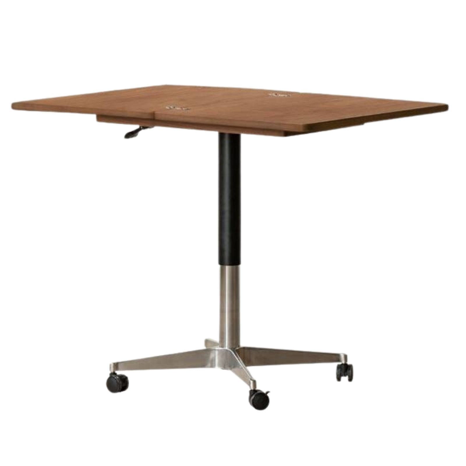 Black Walnut, Oak Solid Wood Folding Tea Table