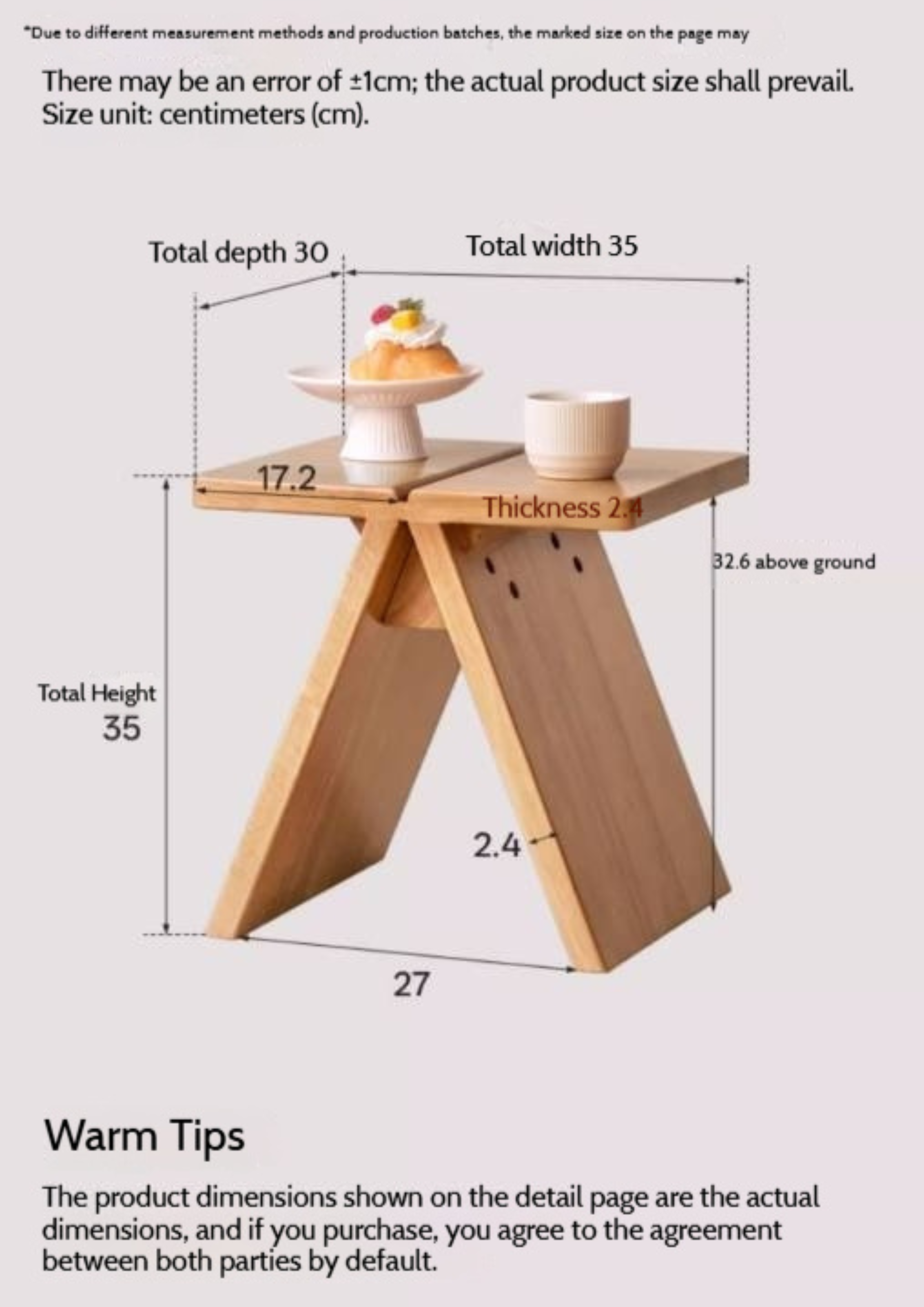Solid Rubberwood Modern Minimalist Shoe Changing Stool