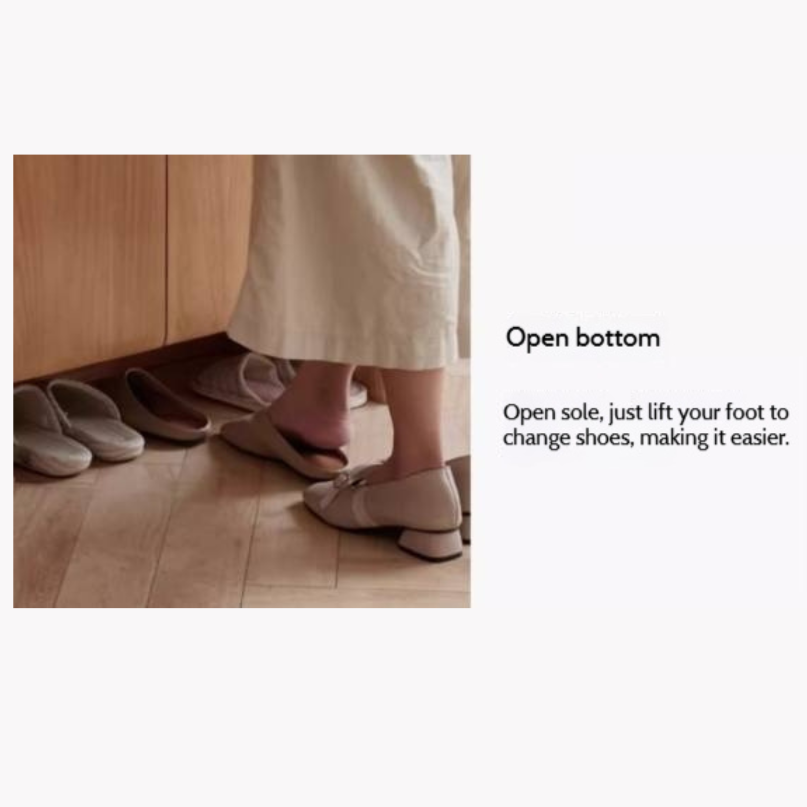 Oak Solid Wood Entrance Hall Cabinet Shoe