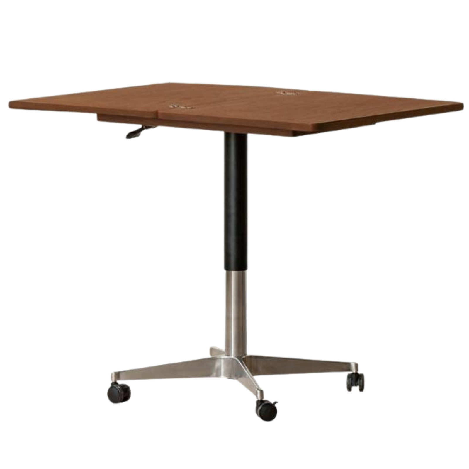 Black Walnut, Oak Solid Wood Folding Tea Table
