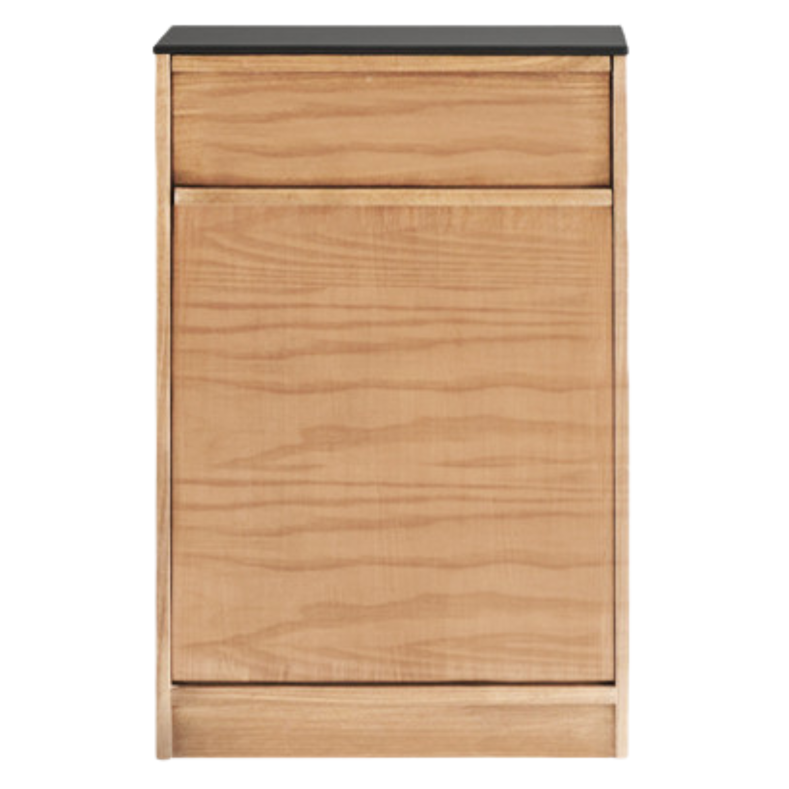Black Walnut, Ash Solid Wood Light Luxury Style Rock Board Sideboard