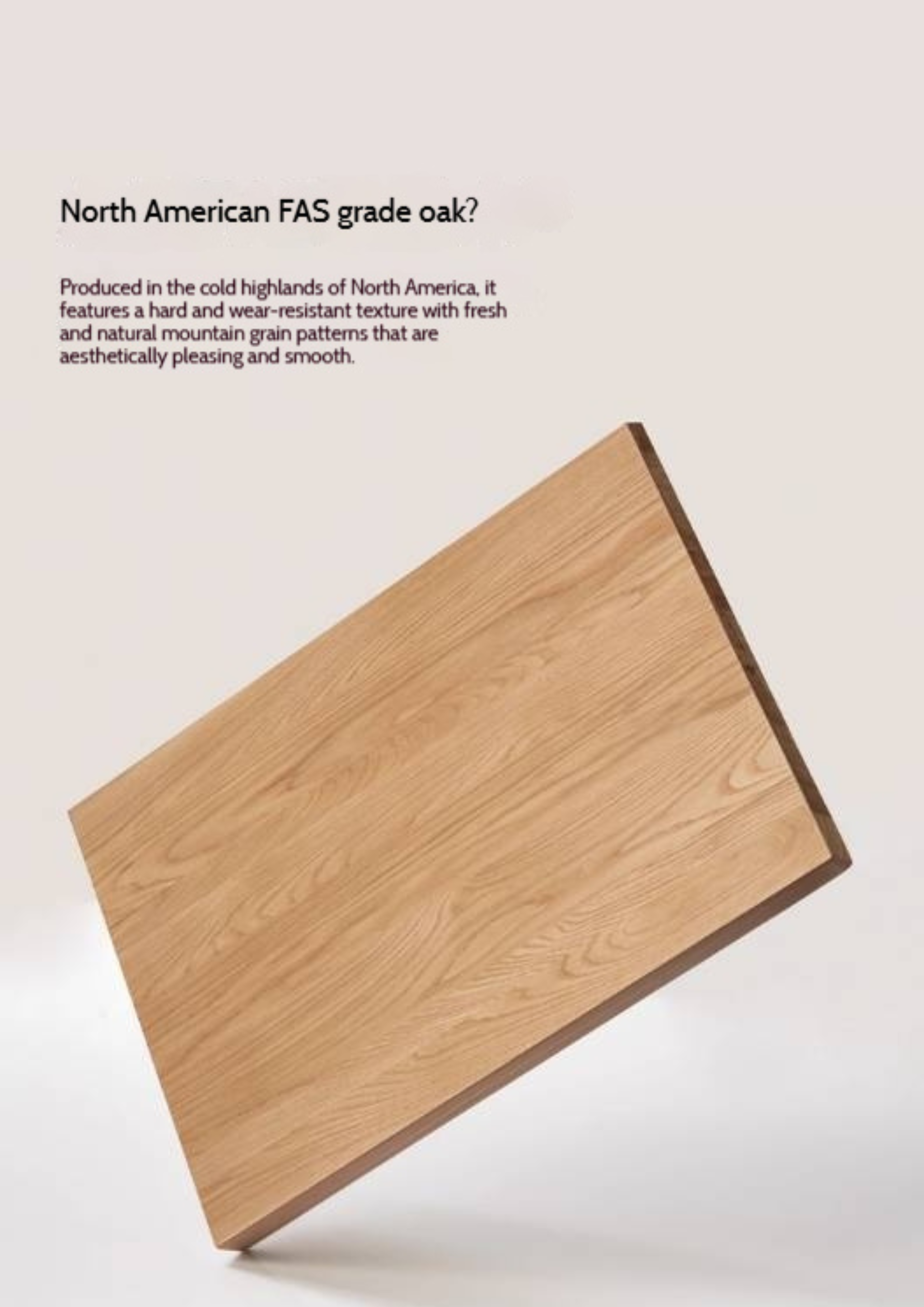 Oak Solid Wood Modern Simple Storage Side Cabinet.