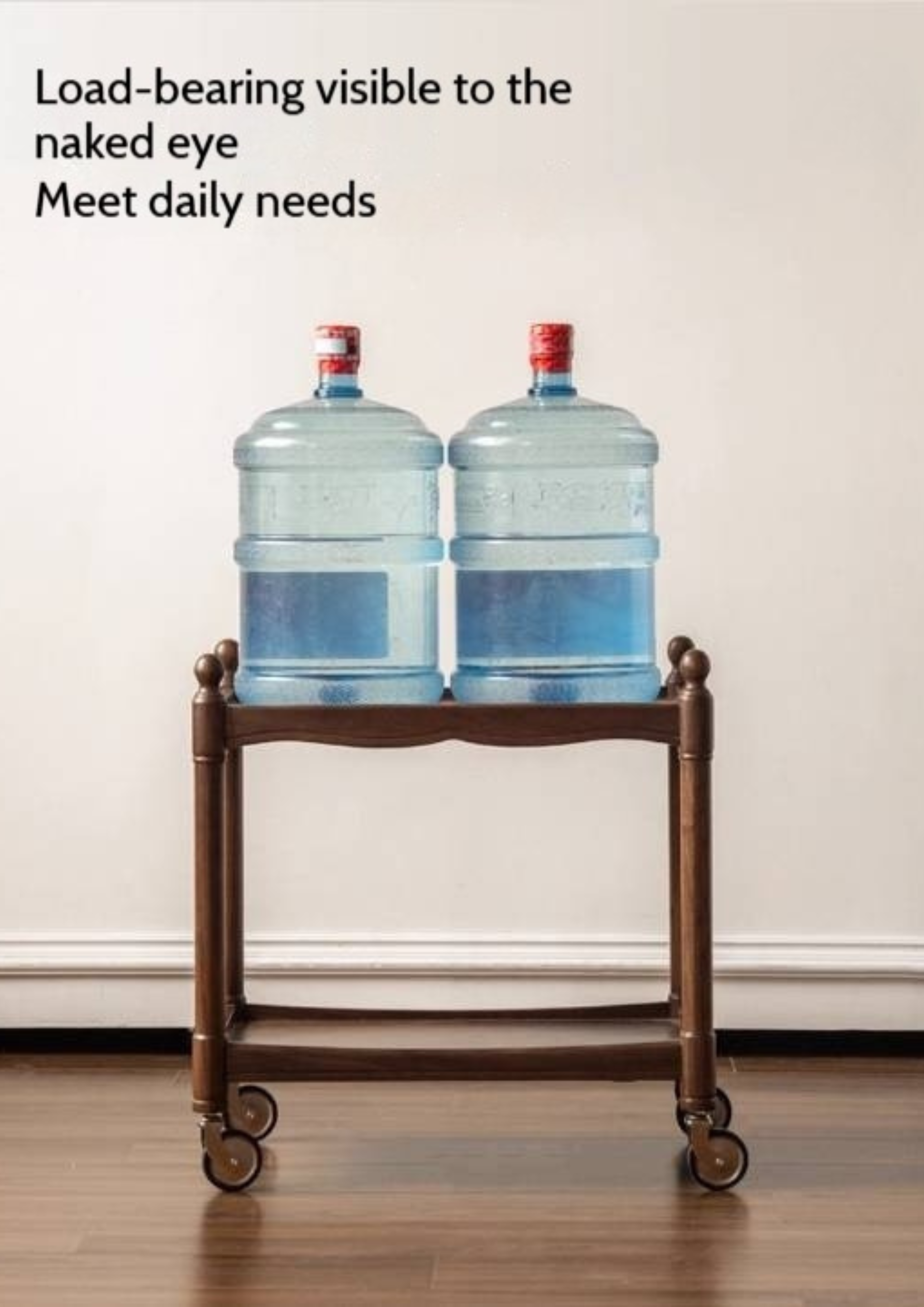 Black Walnut Solid Wood American Retro Mobile Side Table