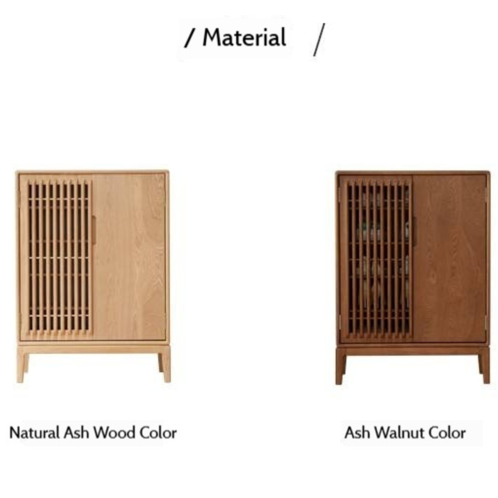 Ash Solid Wood Full Entrance Storage Shoe Cabinet.