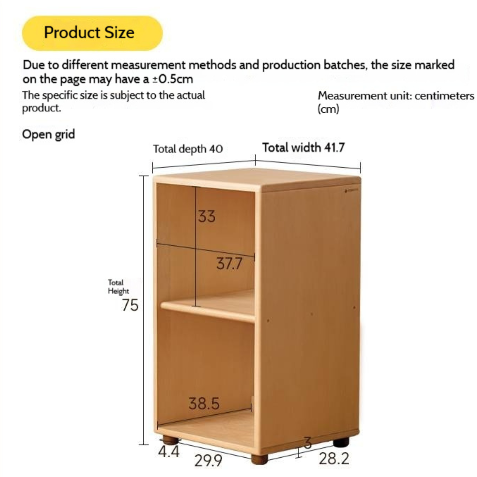 Solid Rubber Wood, Beech Solid Wood Nordic Style Children's Chest of Drawers
