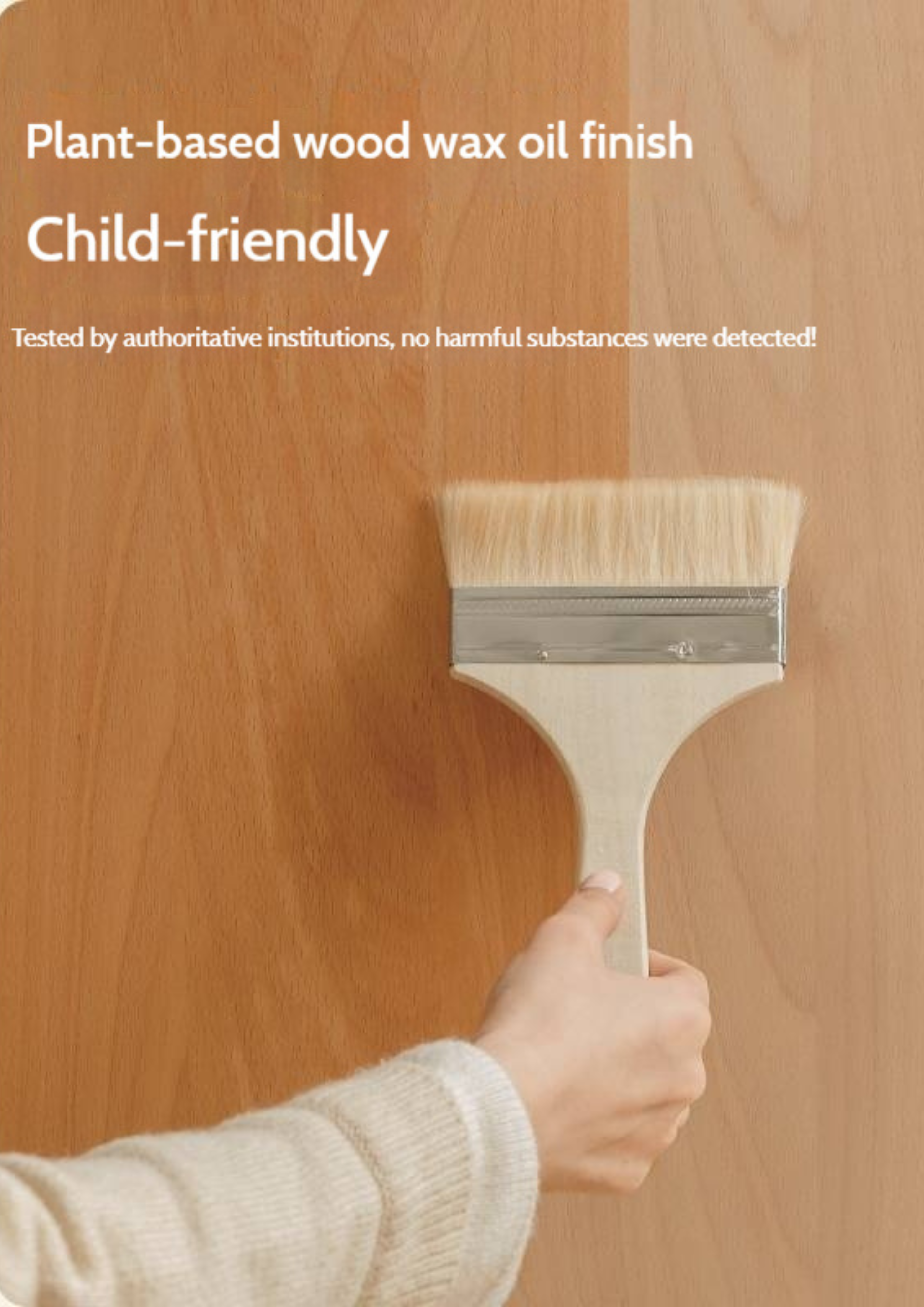 Beech, Solid Rubberwood Children's Clothing Rack