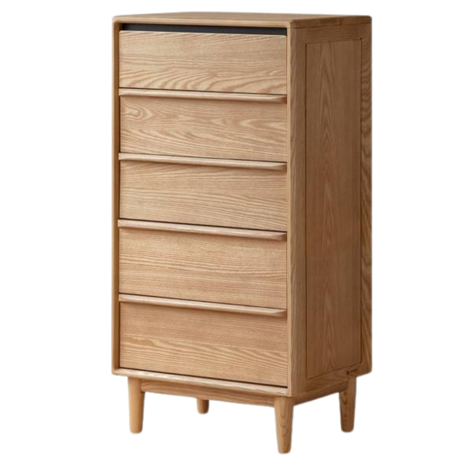 Ash Solid Wood Storage Drawer Cabinet