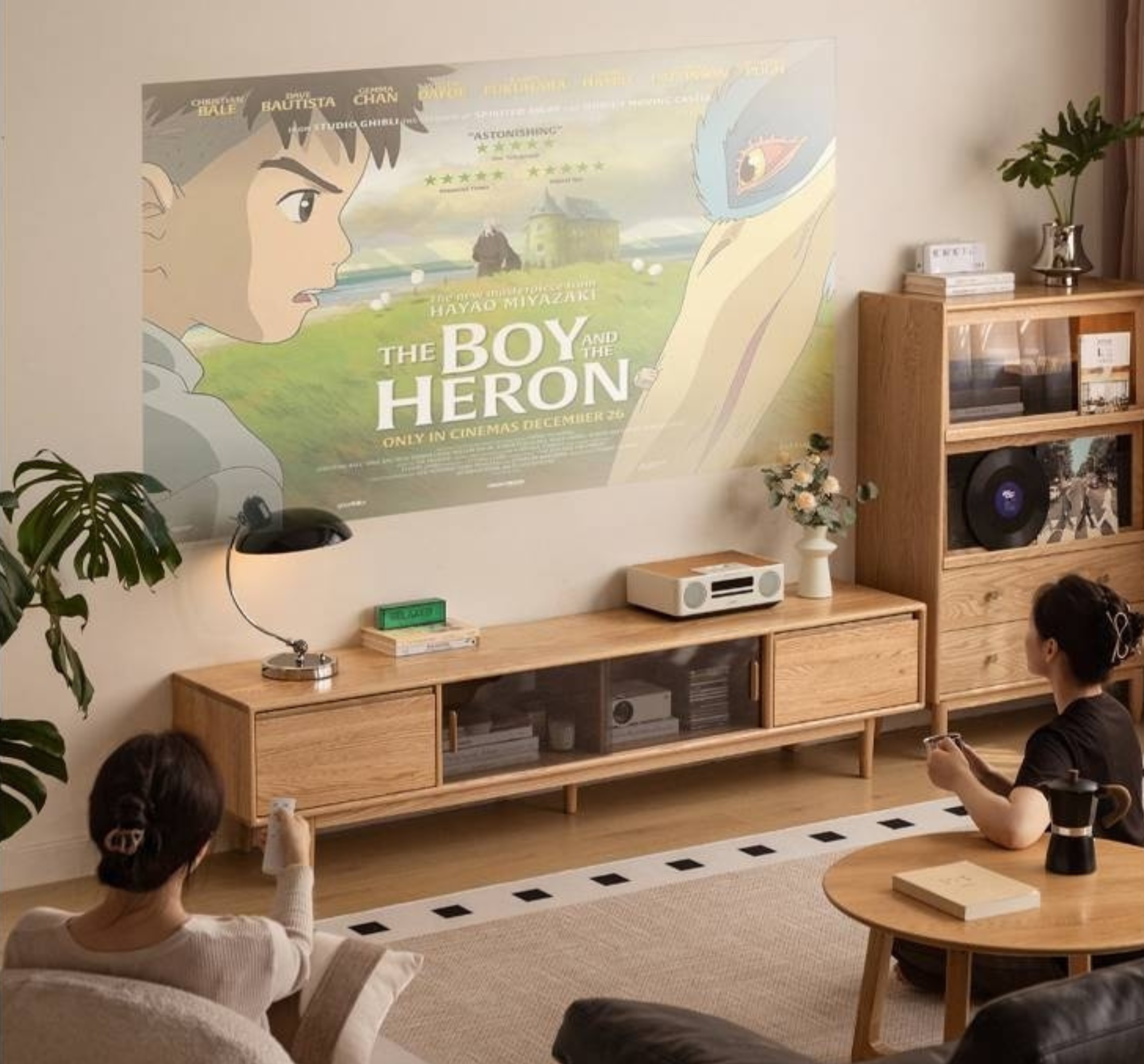 Oak Solid Wood Modern TV Cabinet