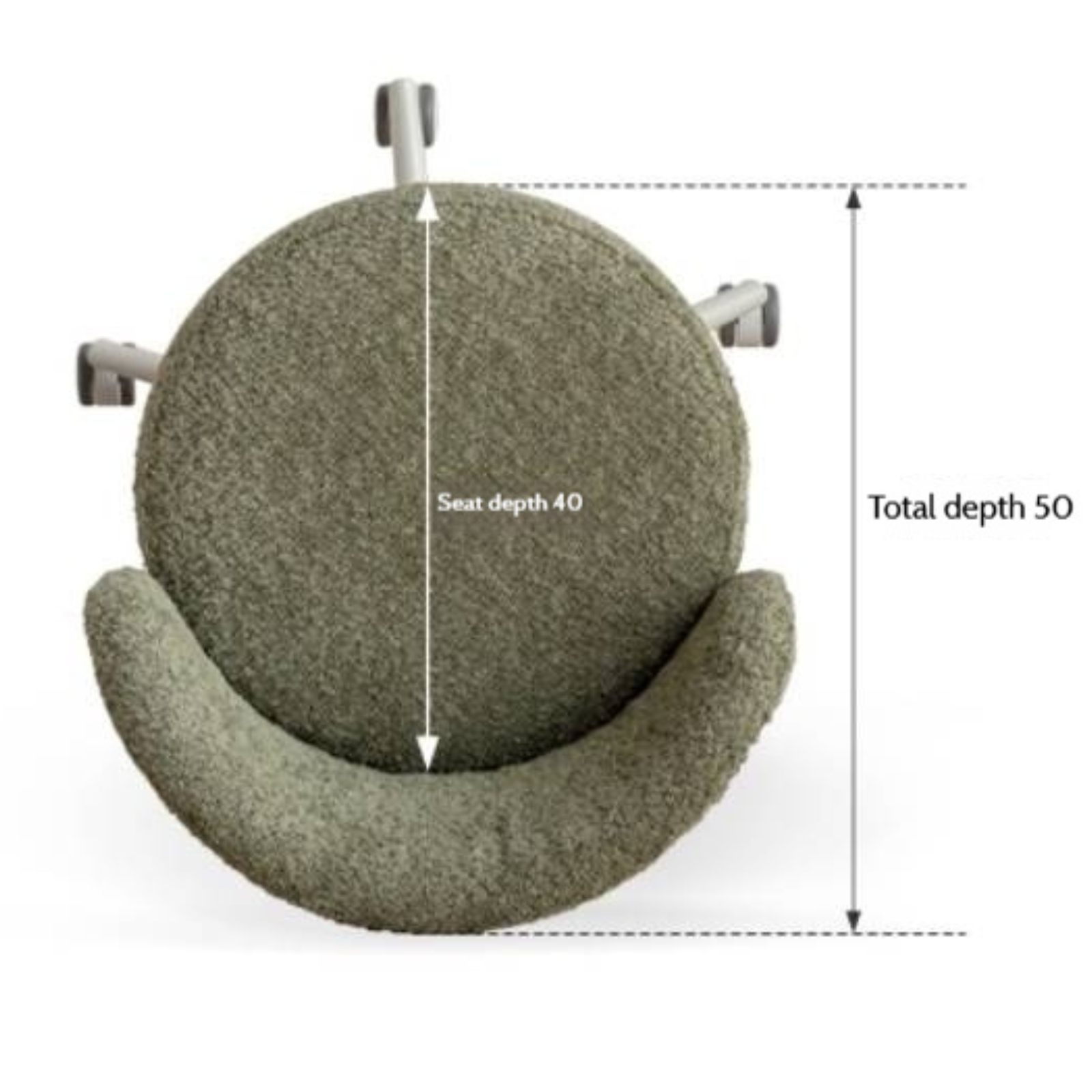 Modern Height Adjustable Makeup Chair