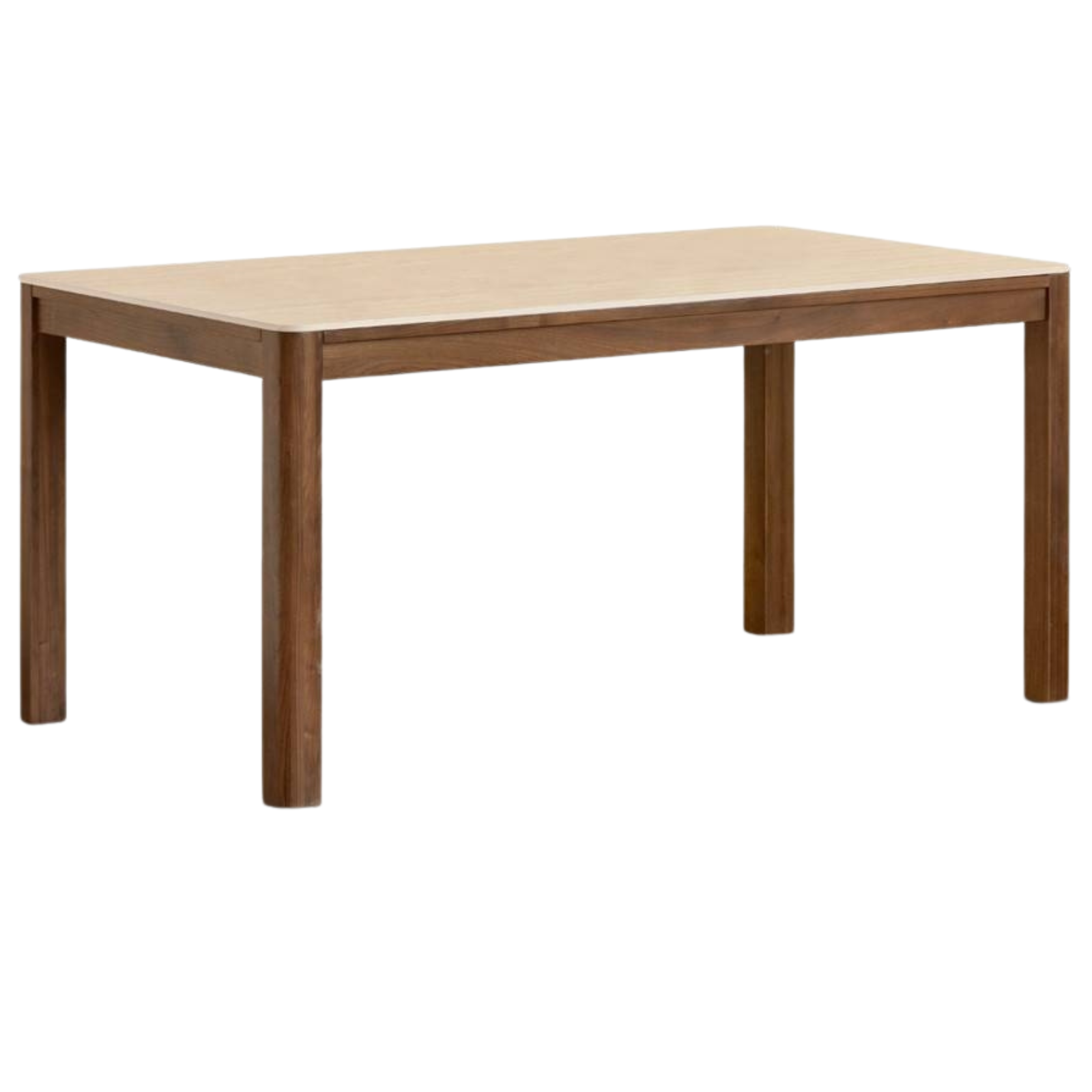 Black Walnut Solid Wood Light Luxury Style Rock Plate Dining Table