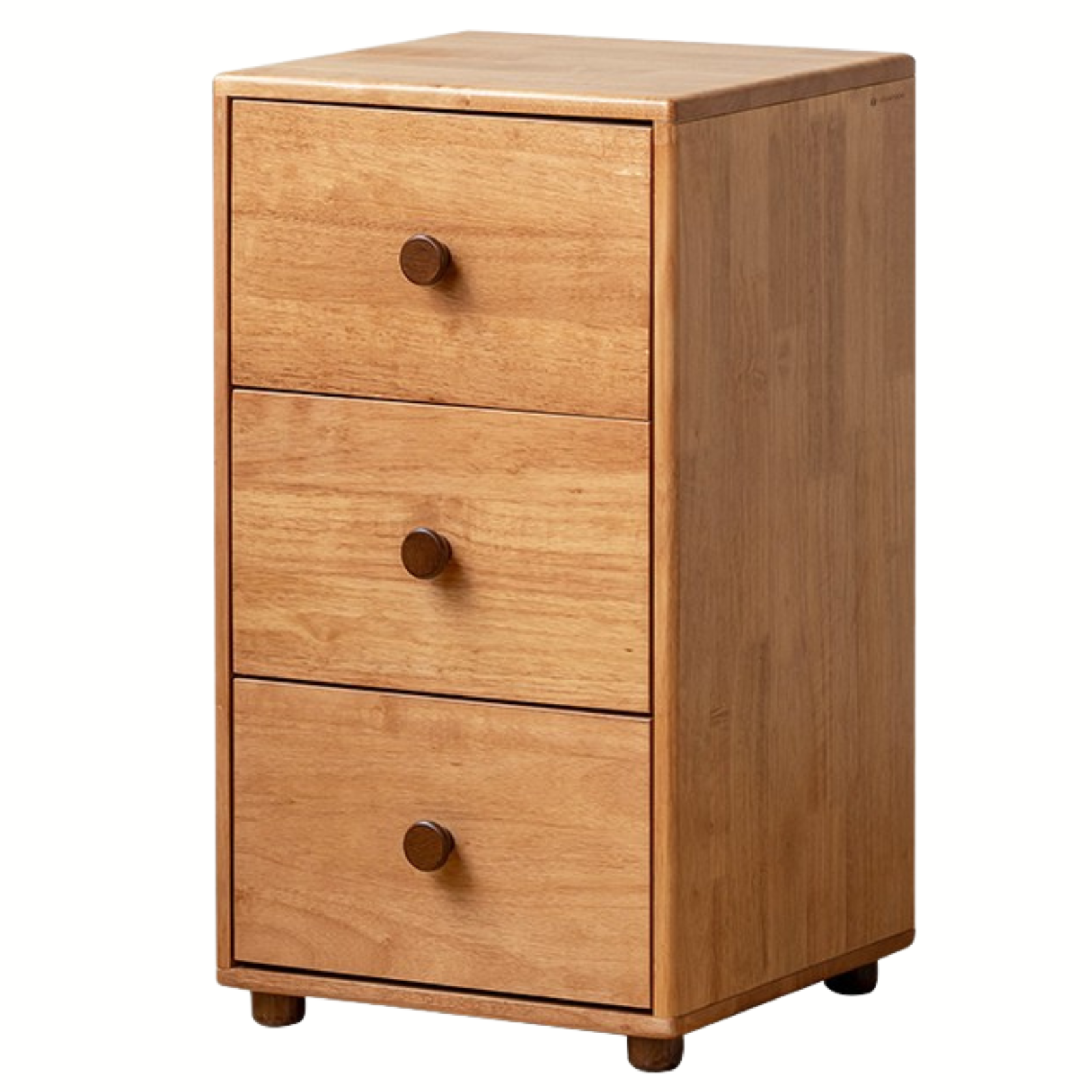 Solid Rubber Wood, Beech Solid Wood Nordic Style Children's Chest of Drawers