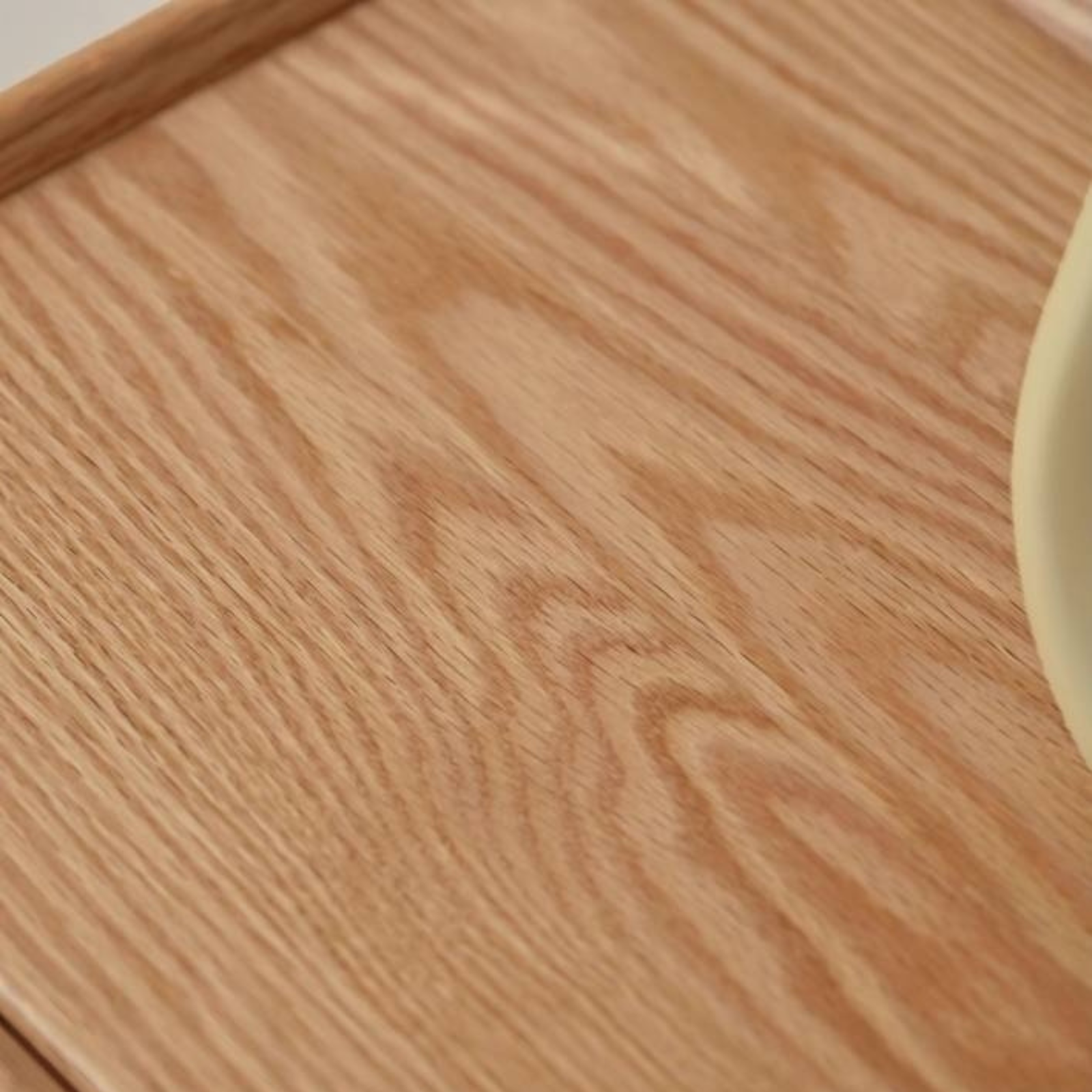 Oak, Solid Rubber Wood Modern Shoe Cabinet