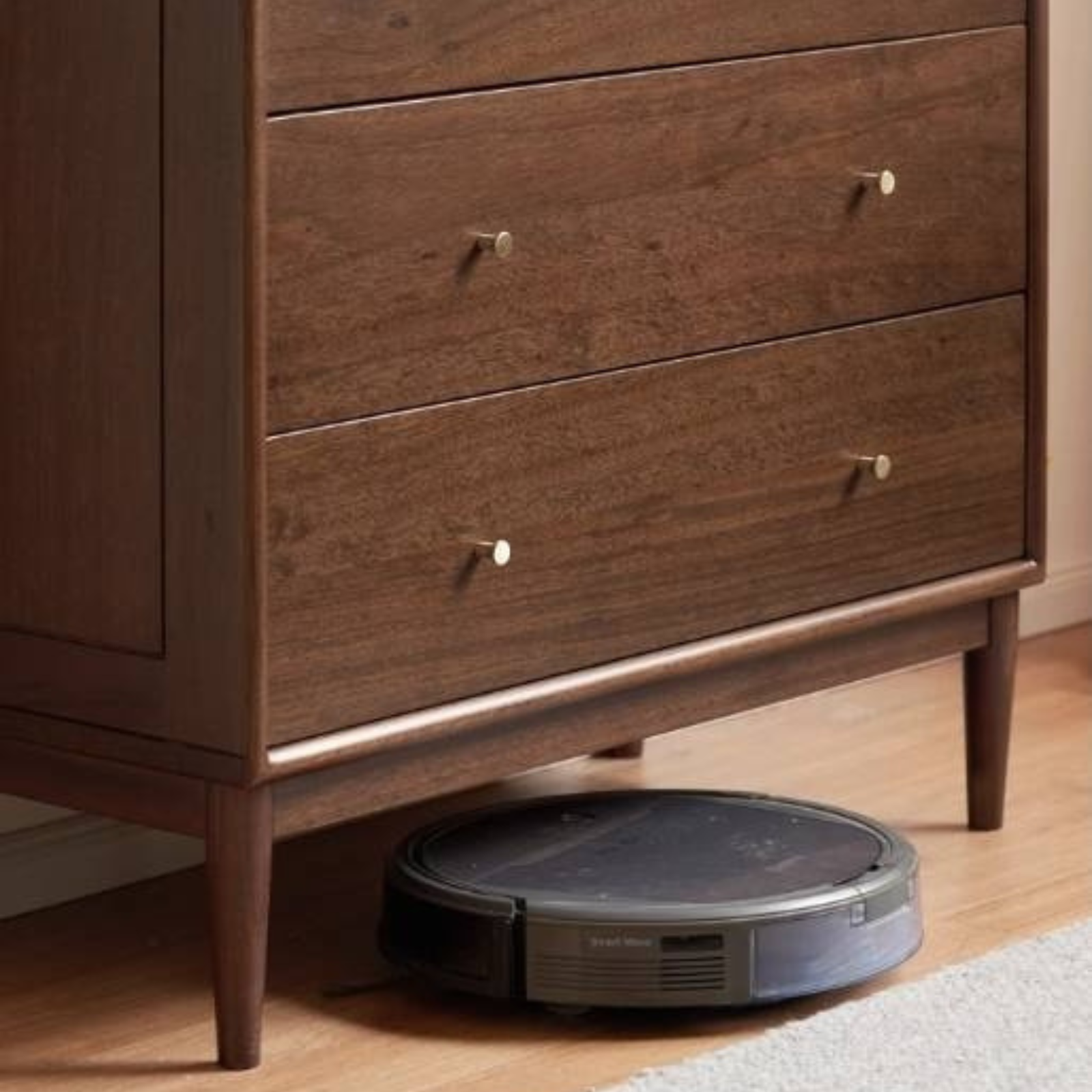 Red Zebrawood Solid Wood Modern Minimalist Chest of Drawers