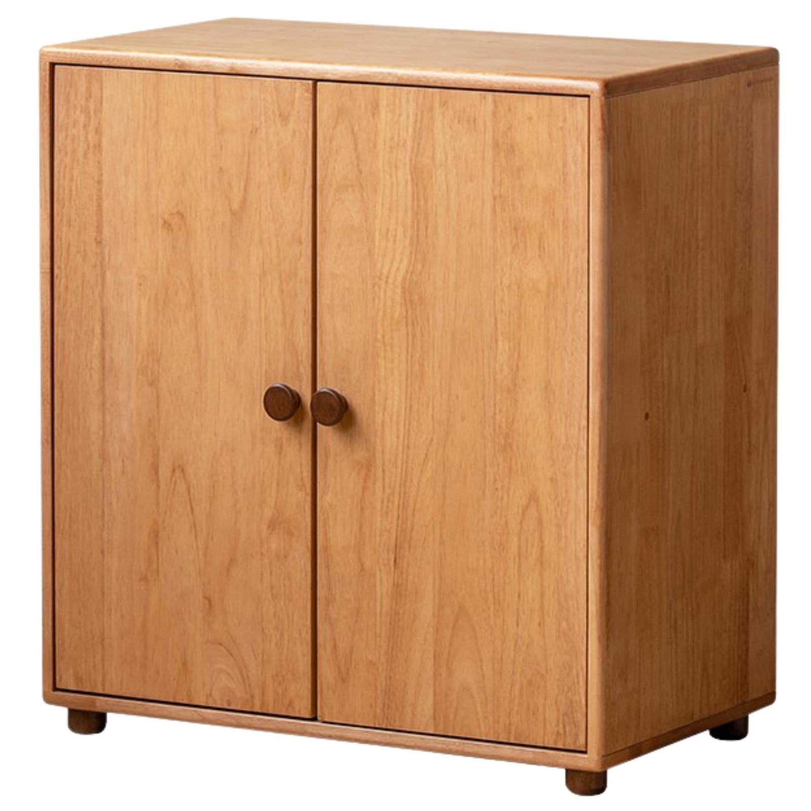 Solid Rubber Wood, Beech Solid Wood Nordic Style Children's Chest of Drawers