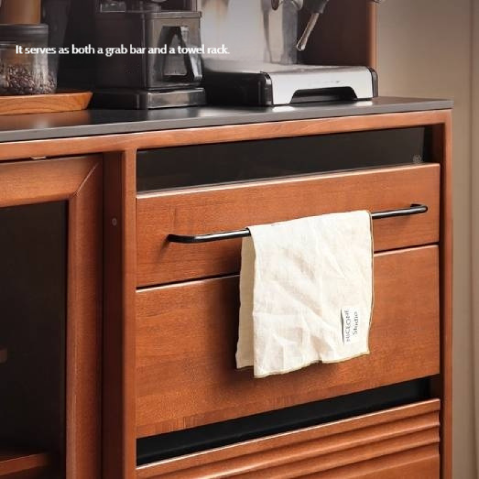 Poplar Solid Wood Antique Style Dining Cabinet