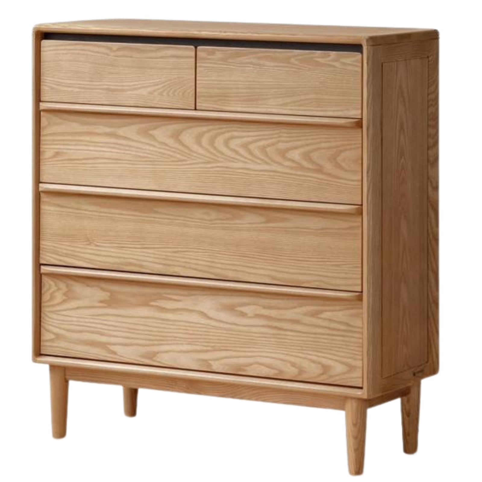 Ash Solid Wood Storage Drawer Cabinet