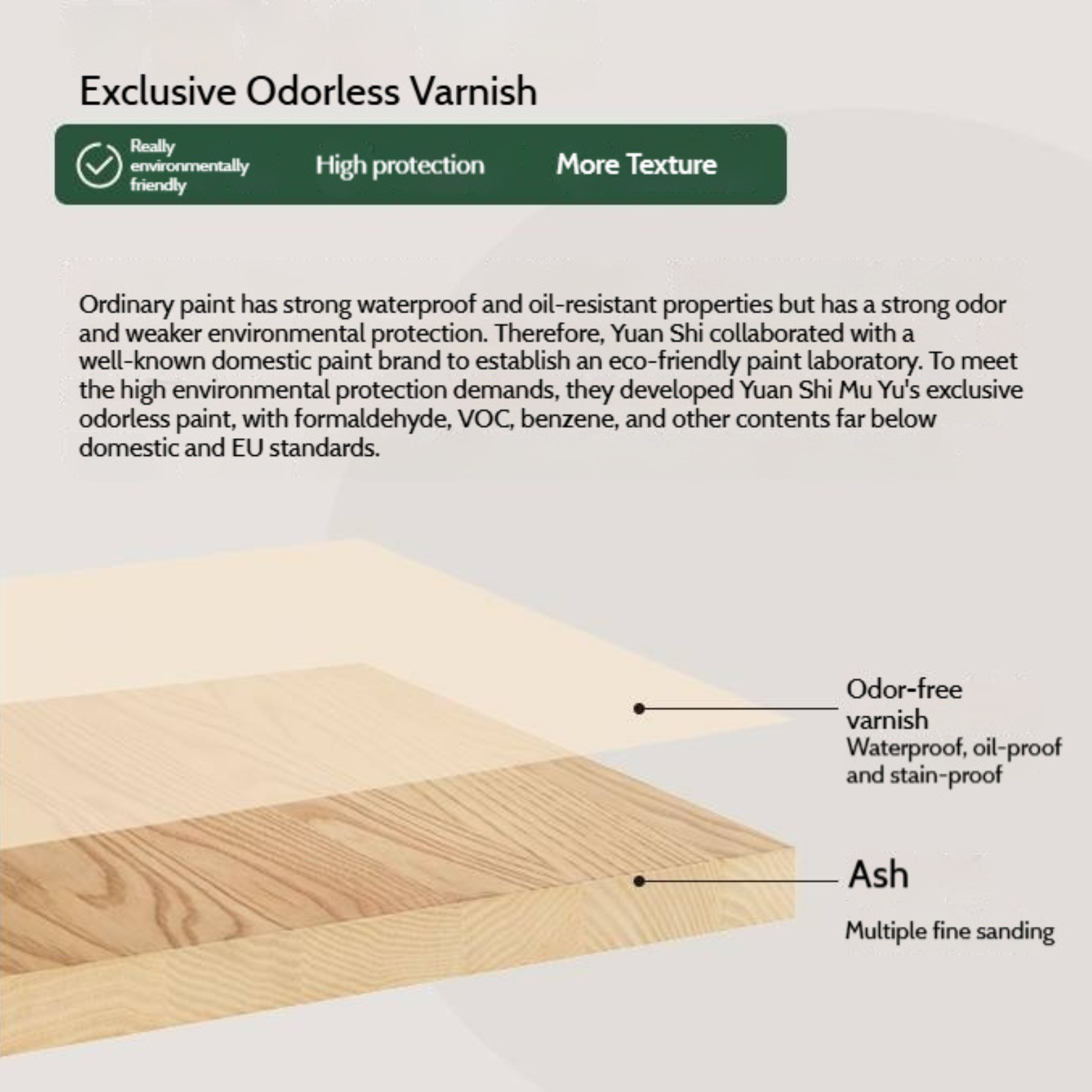 Oak, Ash Solid Wood Dual-Purpose Modern Tea Table