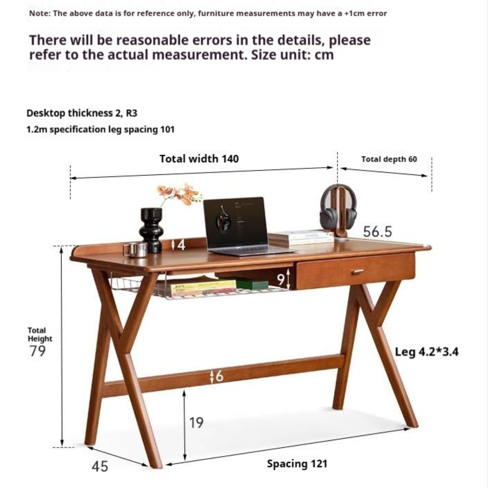 Tulipwood Antique Style Office Desk