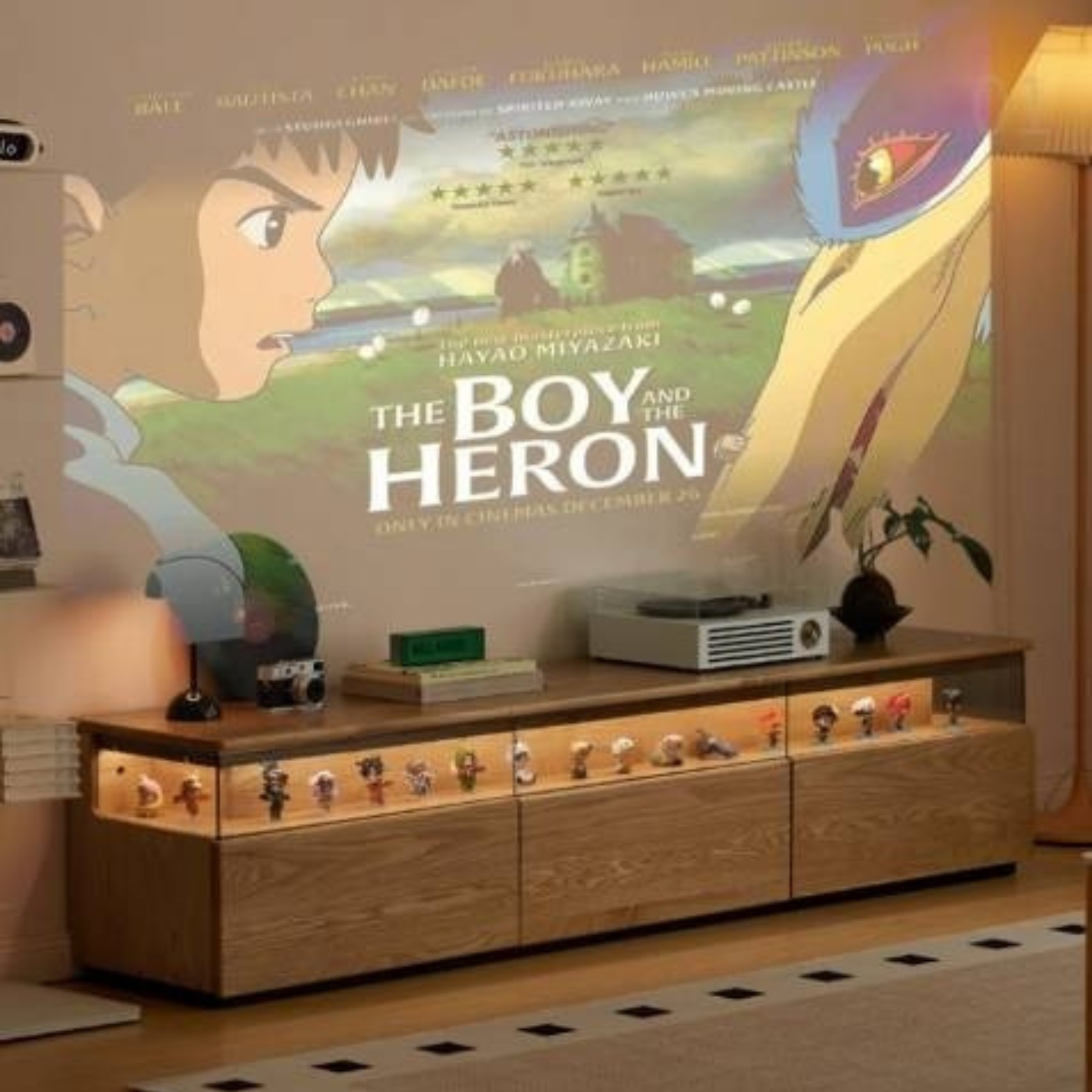 Ash Solid Wood Modern TV Cabinet