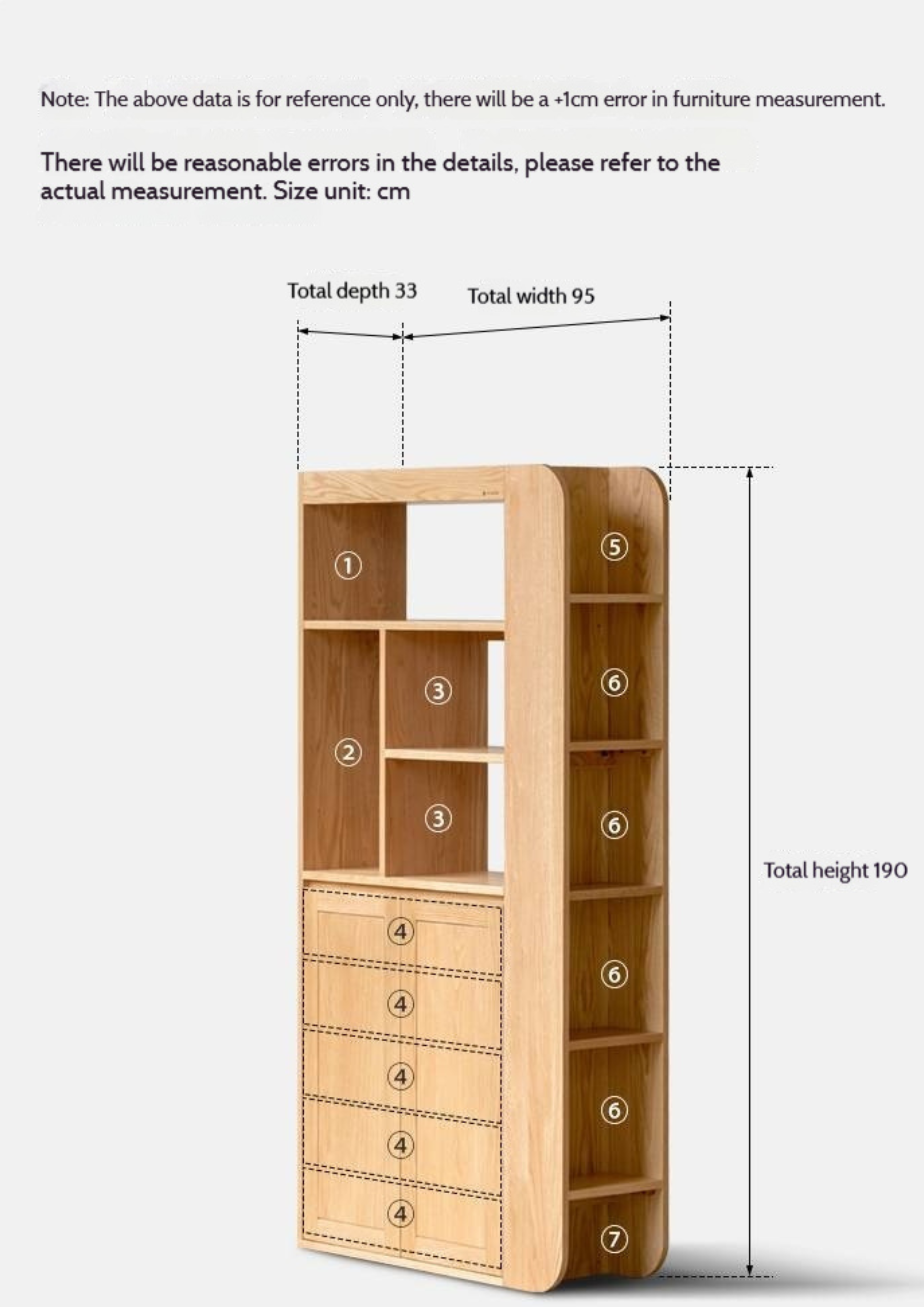 Oak, Ash Solid Wood Partition Cabinet
