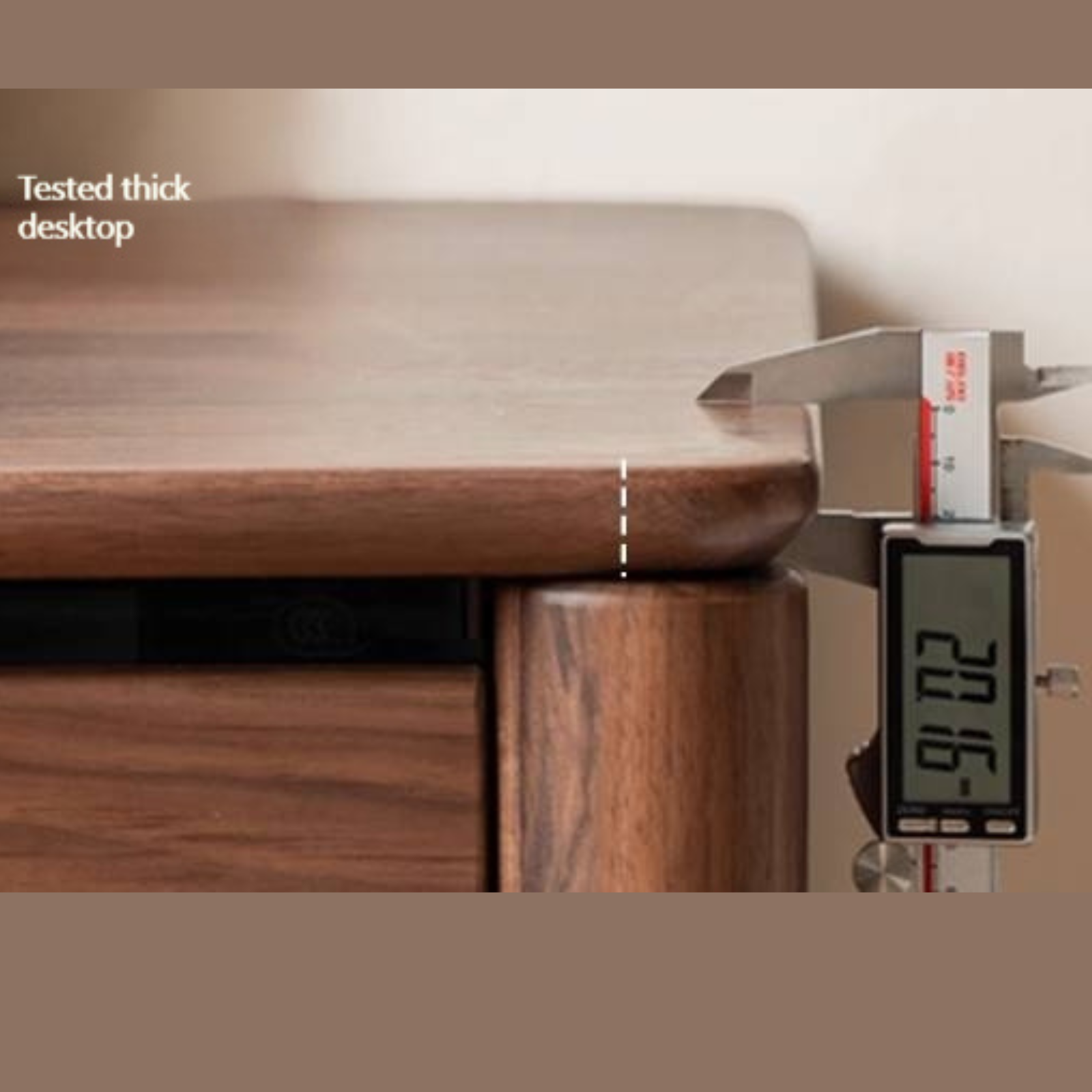 Black Walnut Solid Wood Luxury Office Desk