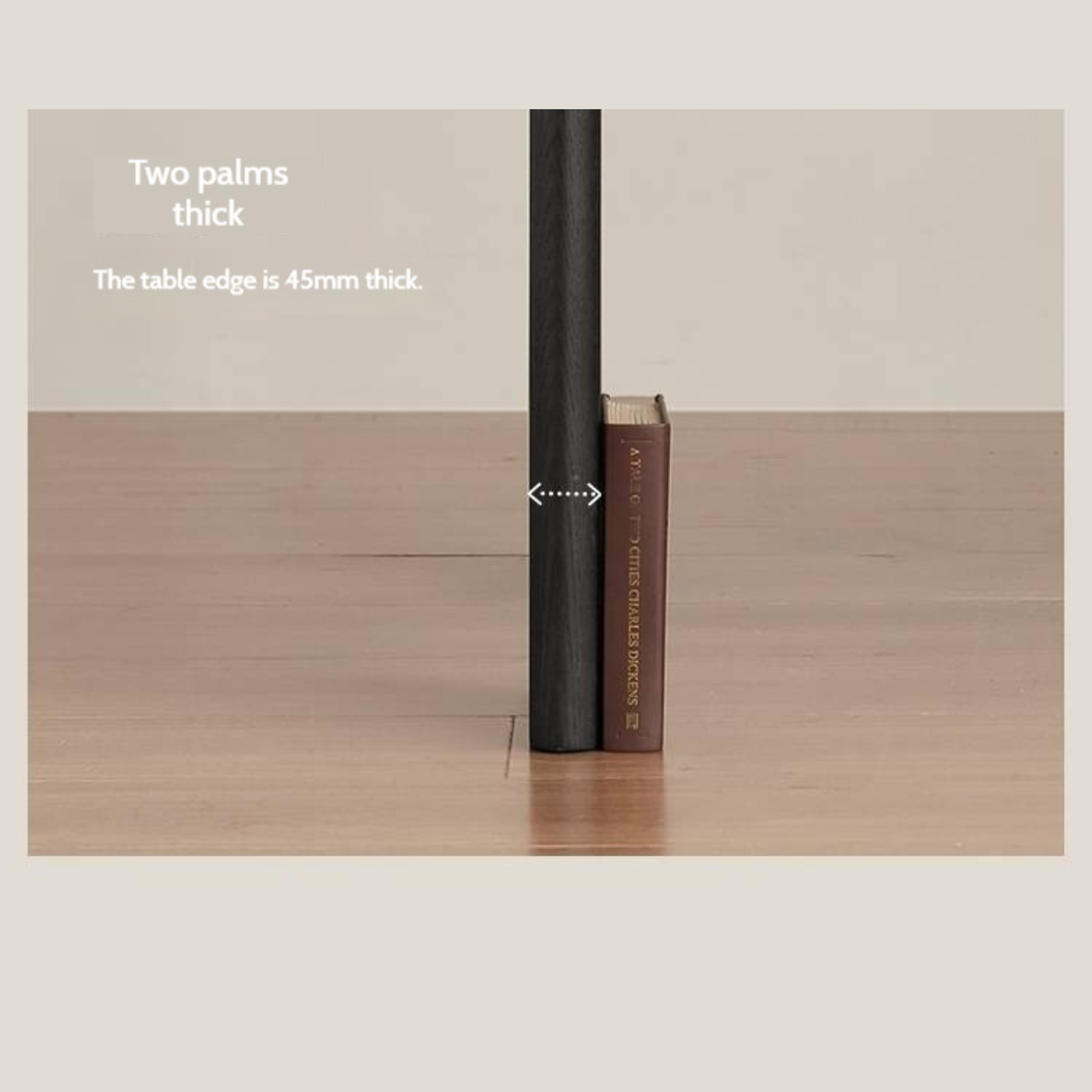 Black Walnut Solid Wood French Retro Style Dining Table