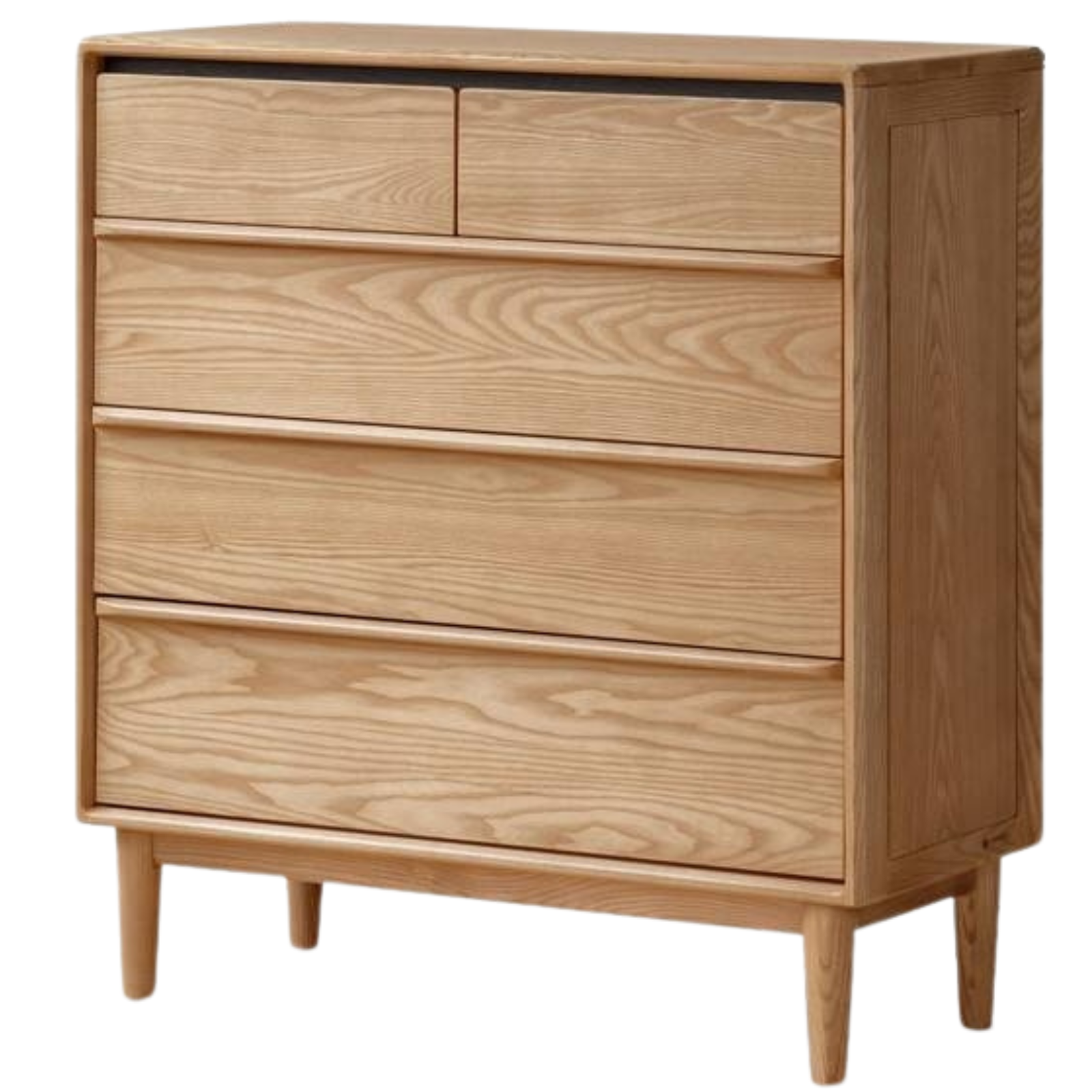 Ash Solid Wood Storage Drawer Cabinet