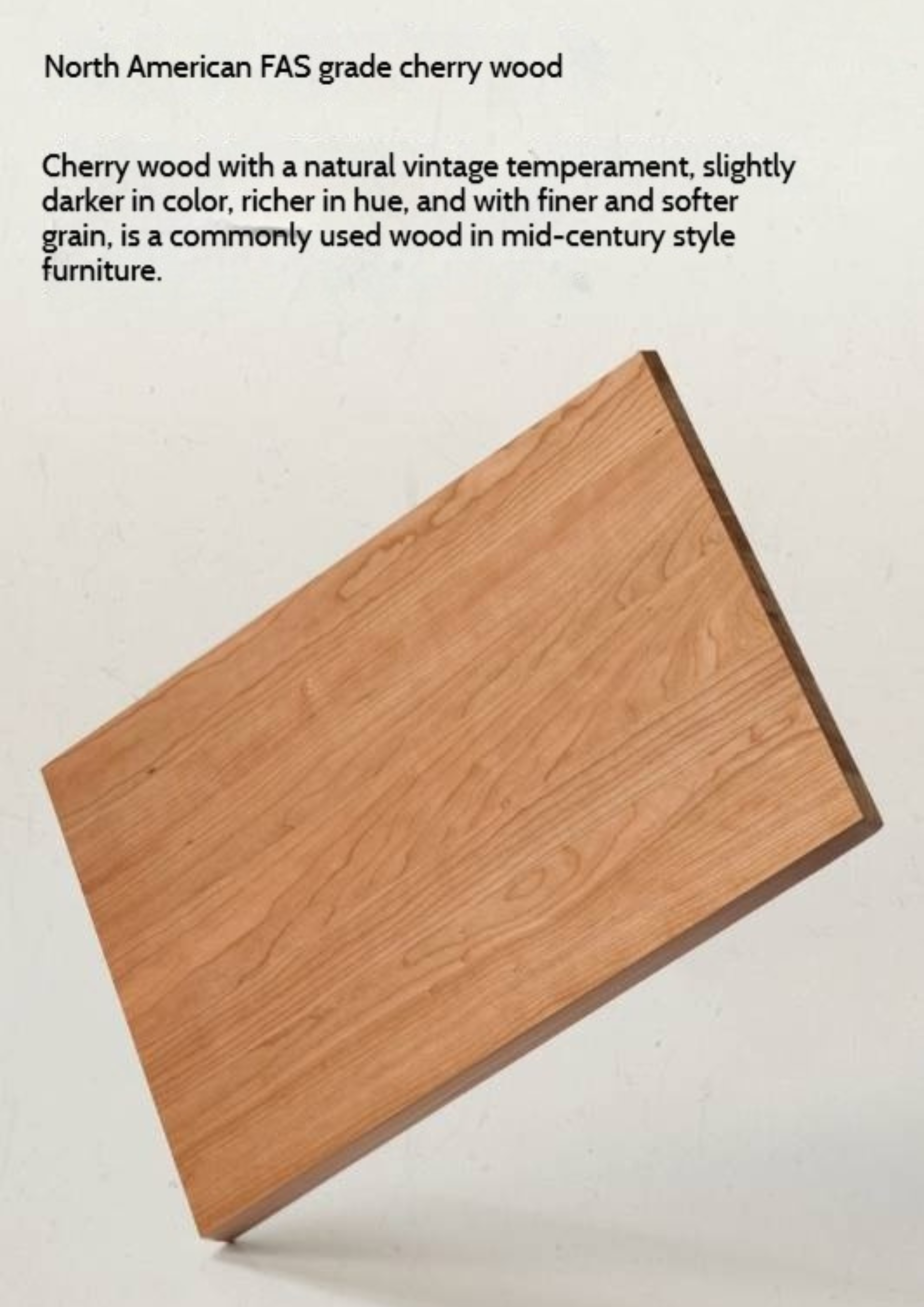 Cherry Solid Wood Style French Retro TV Stand