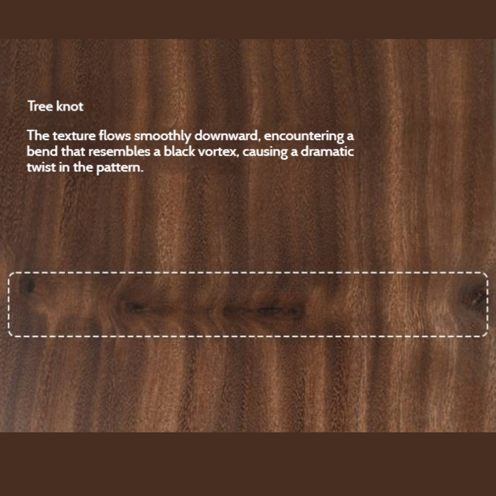 Black Walnut Solid Wood Natural Edge Tea Table