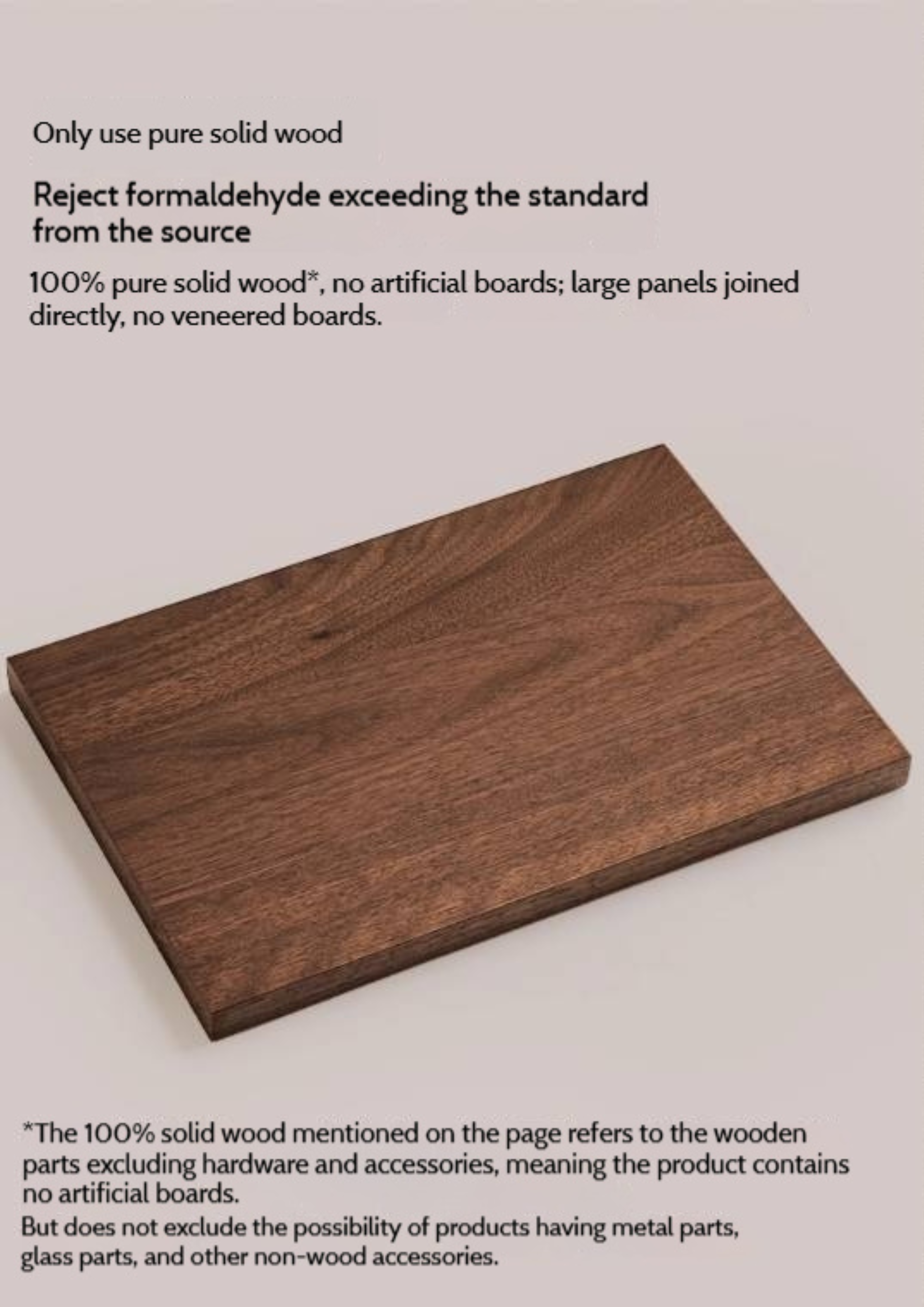 Black Walnut Solid Wood Retro Style Five-Drawer Chest