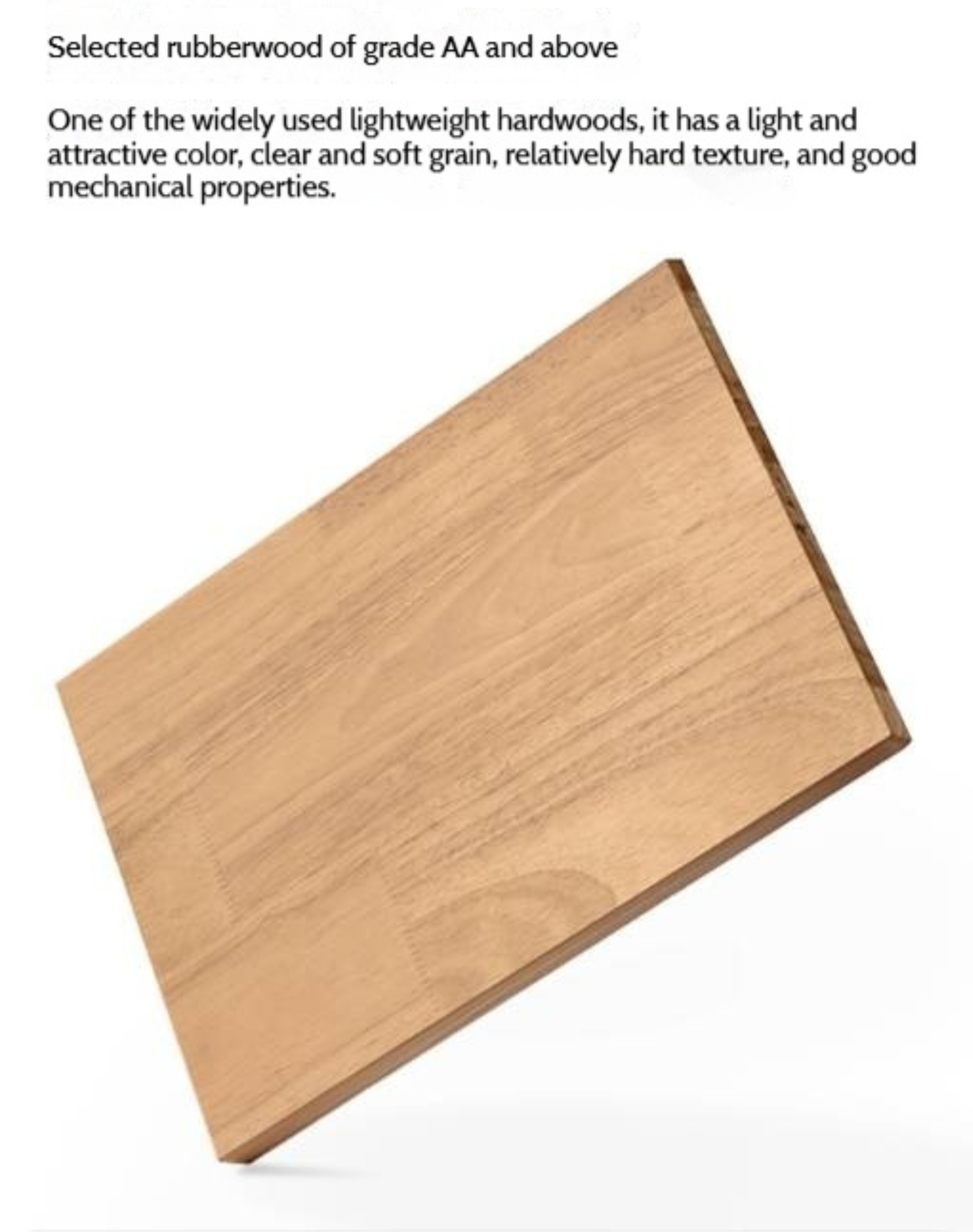 Solid Rubberwood Modern Minimalist Shoe Changing Stool