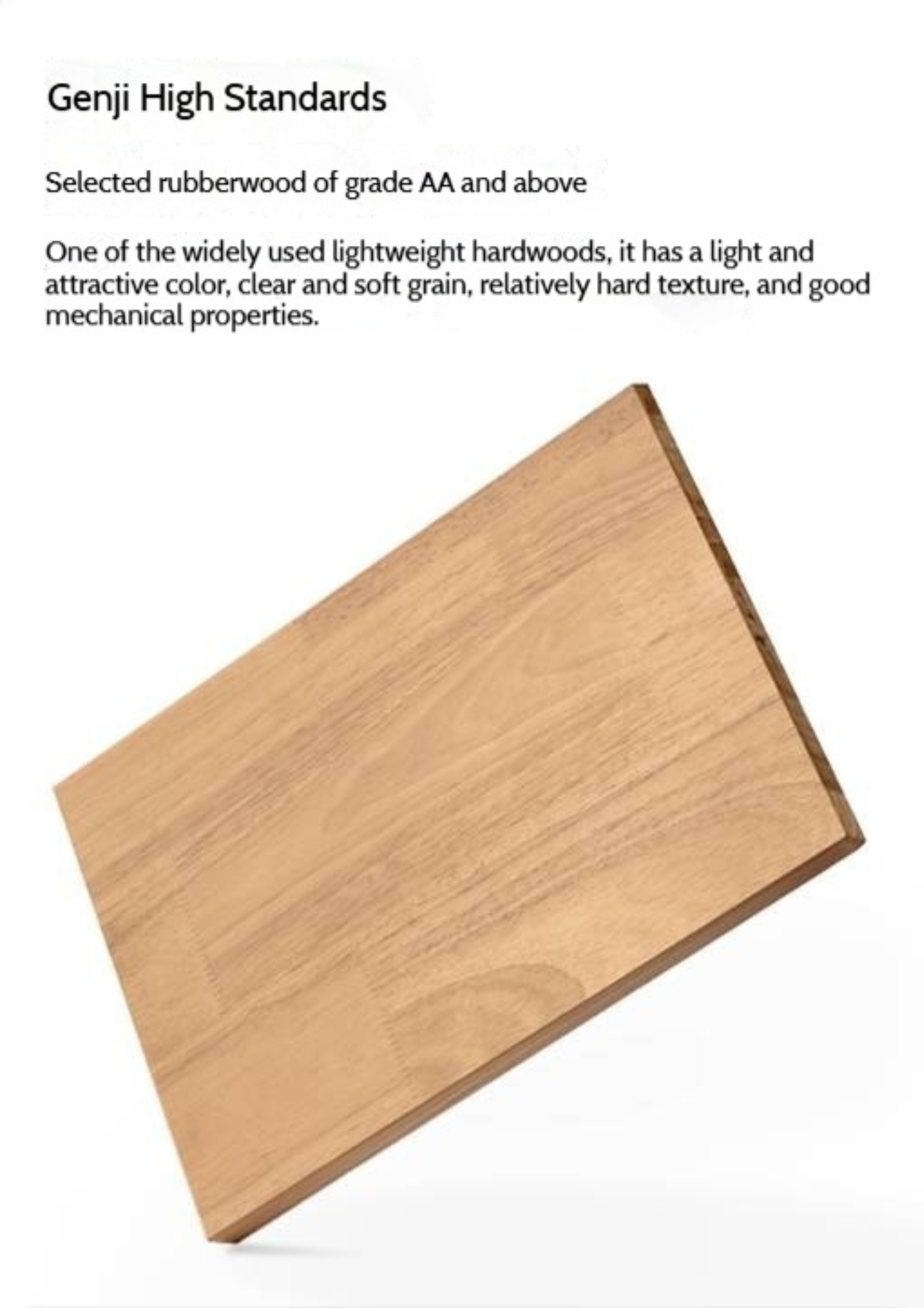 Solid Rubberwood Modern Minimalist Shoe Changing Stool