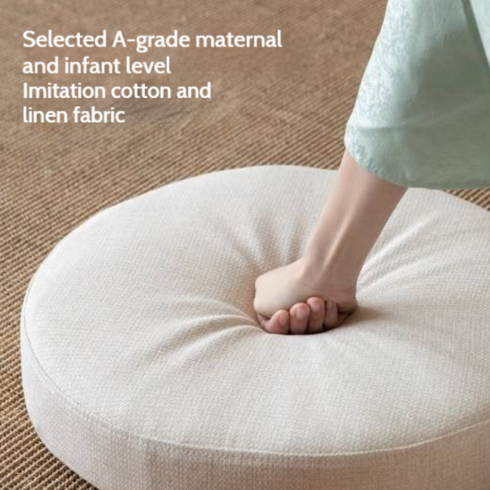 Ash Solid Wood Round Coffee Table