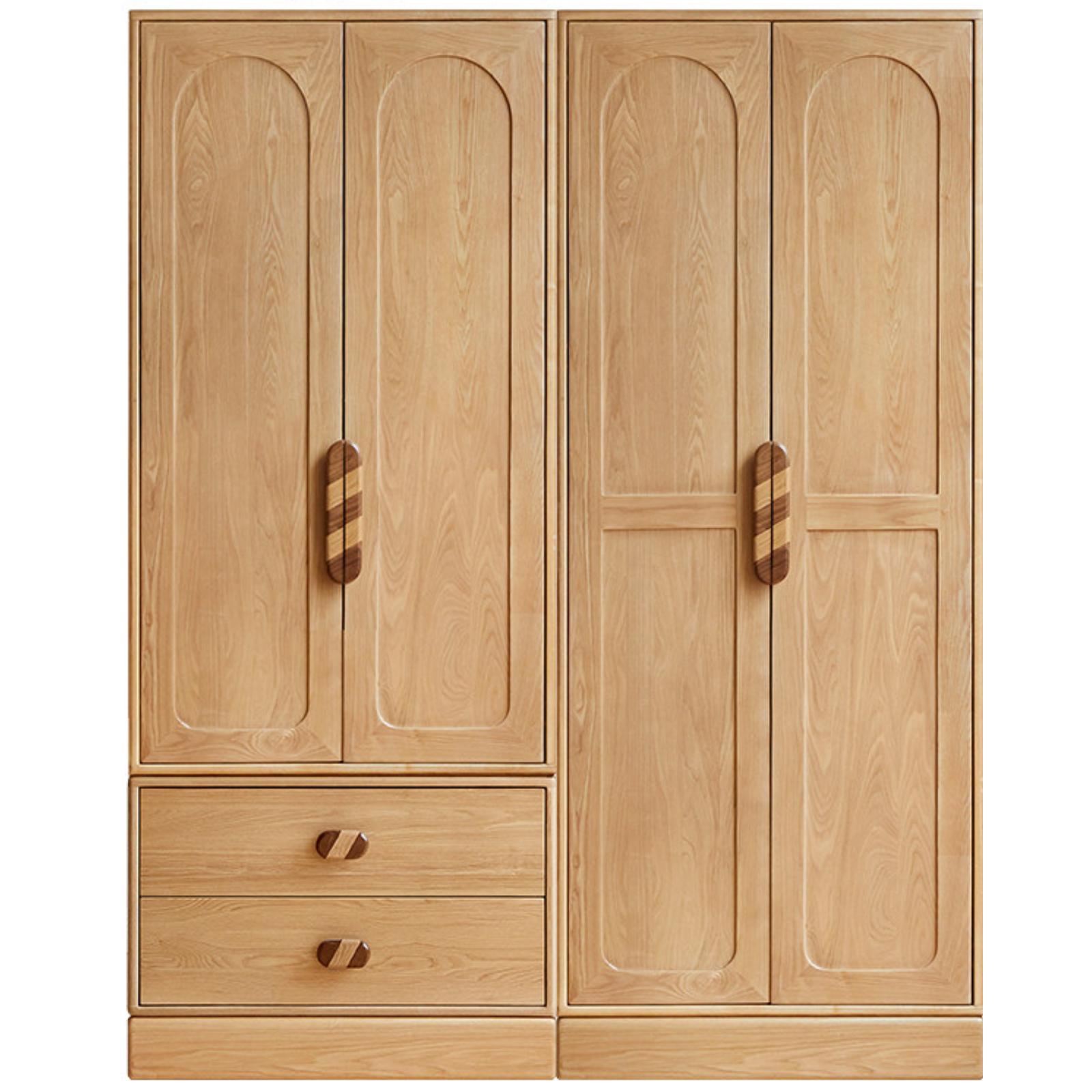 Oak Solid Wood Original Wood Style Children's Wardrobe