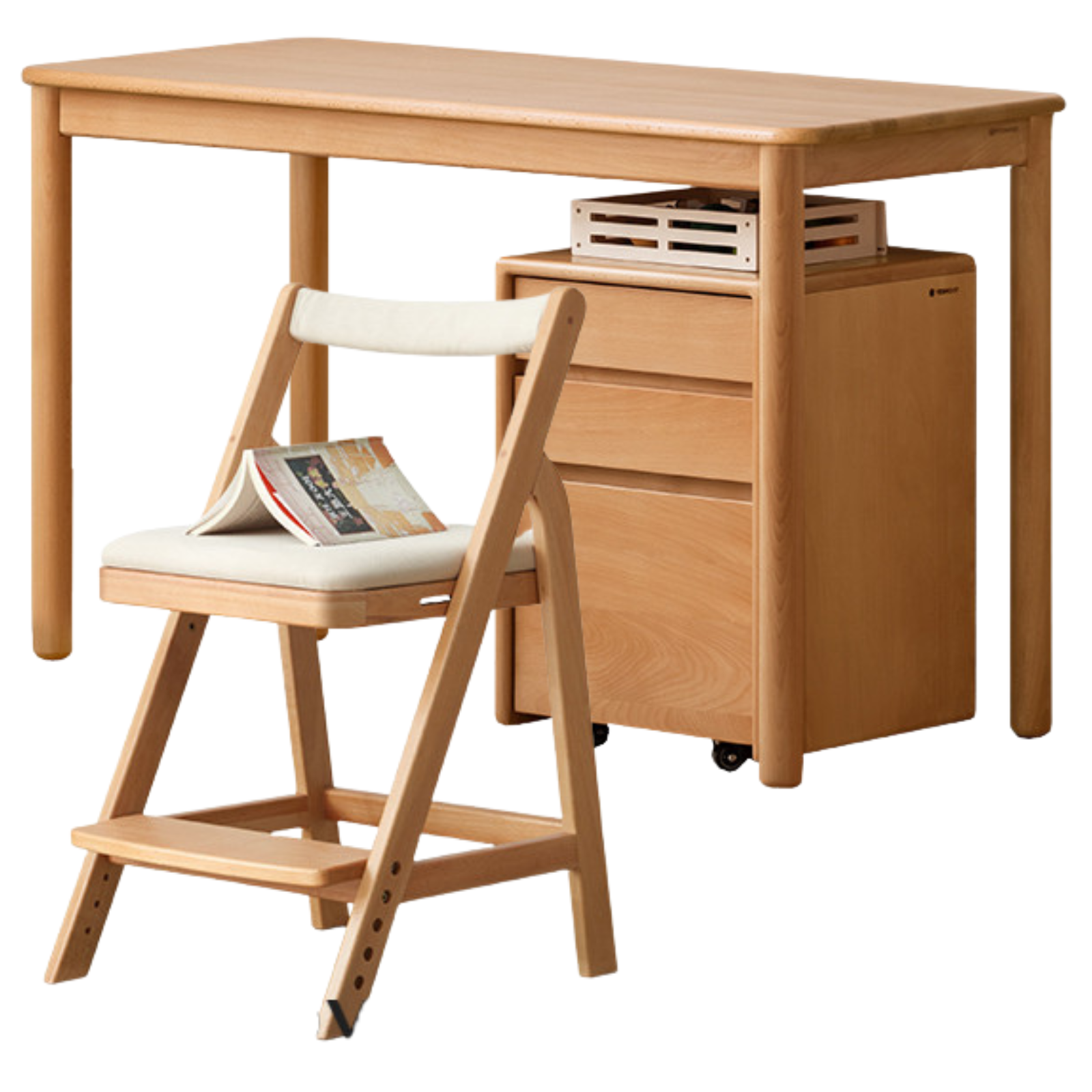 Beech Solid Wood Children's Study Table