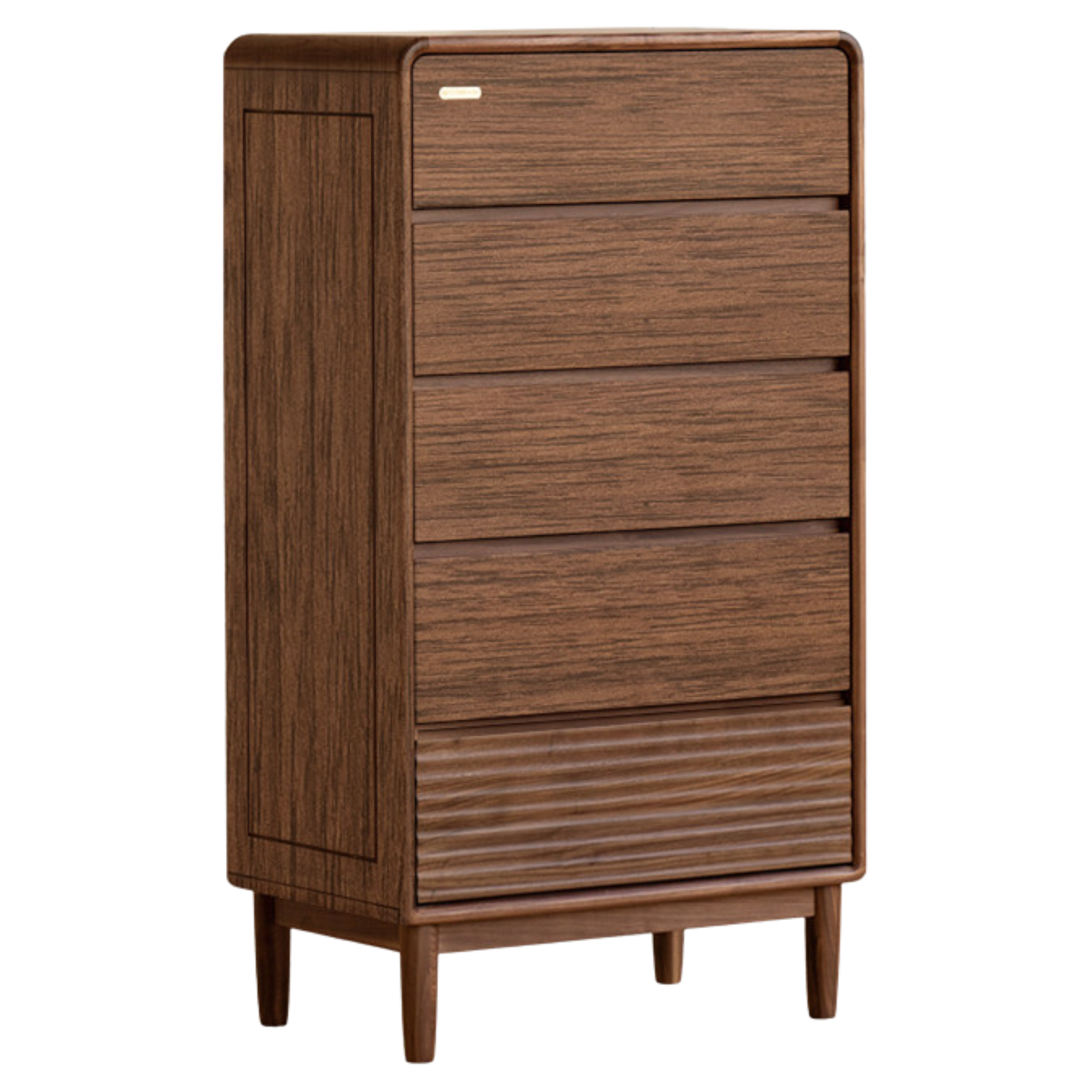 Catalpa Solid Wood Modern Chest of Drawers