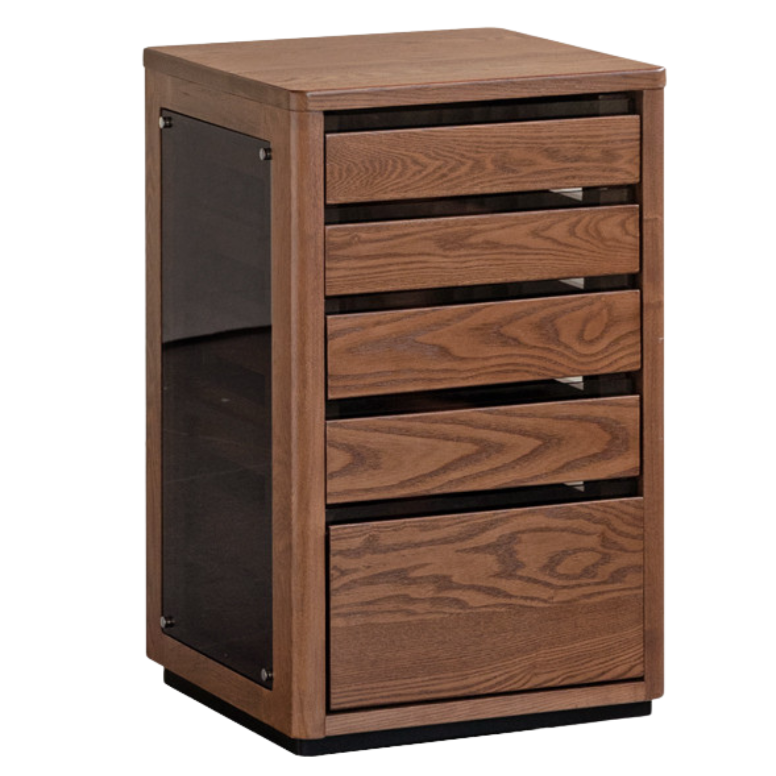 Ash Solid Wood Mobile Kettle Integrated Tea Cabinet