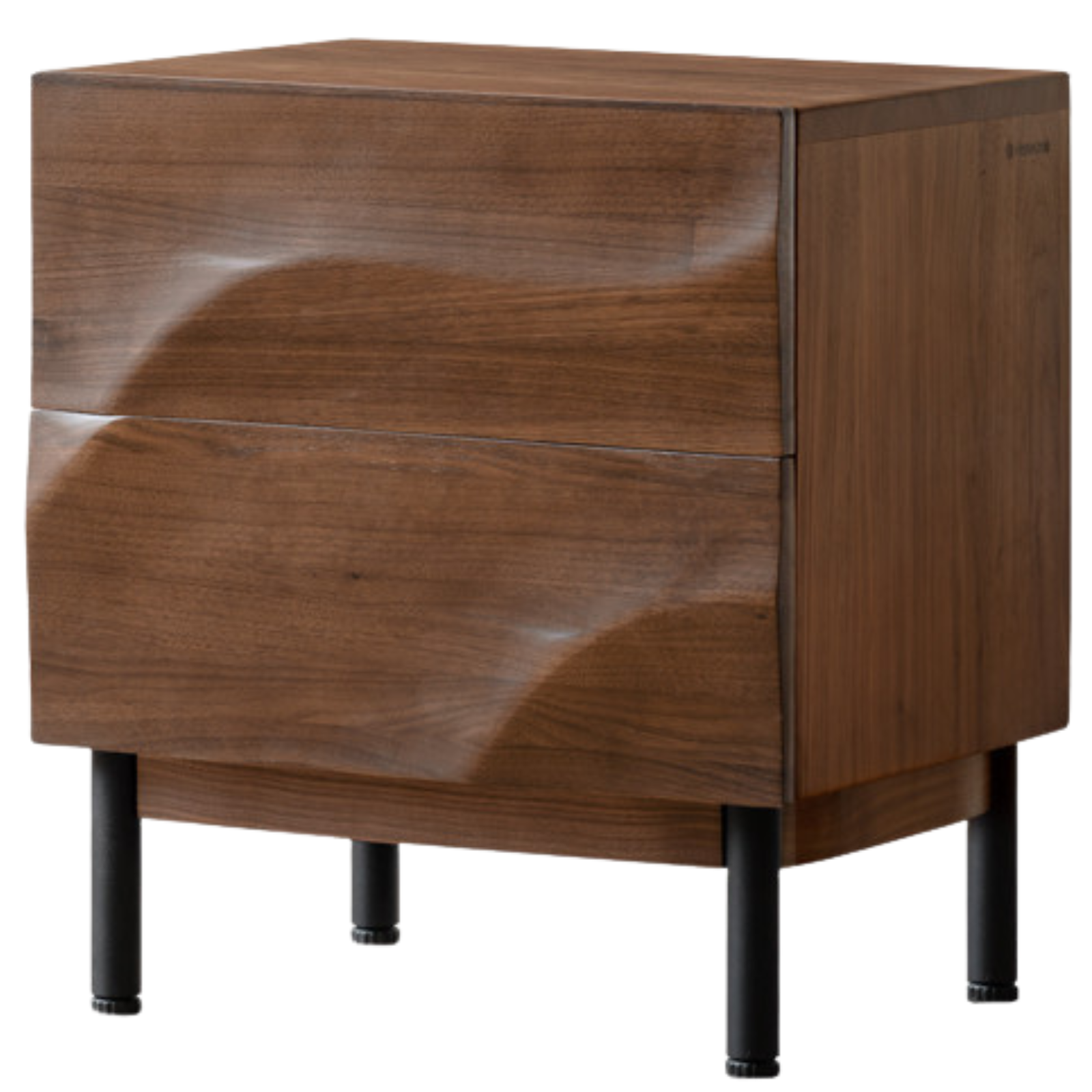 Black Walnut Solid Wood Luxury Nightstands
