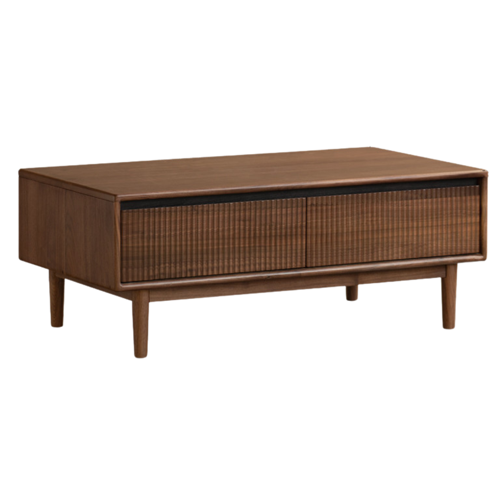 Black Walnut Solid Wood Italian Light Luxury Coffee Table