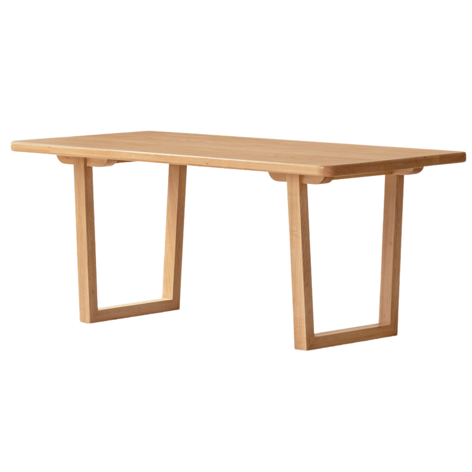Ash, Oak, Elm Solid Wood Wabi Sabi Style Dining Table