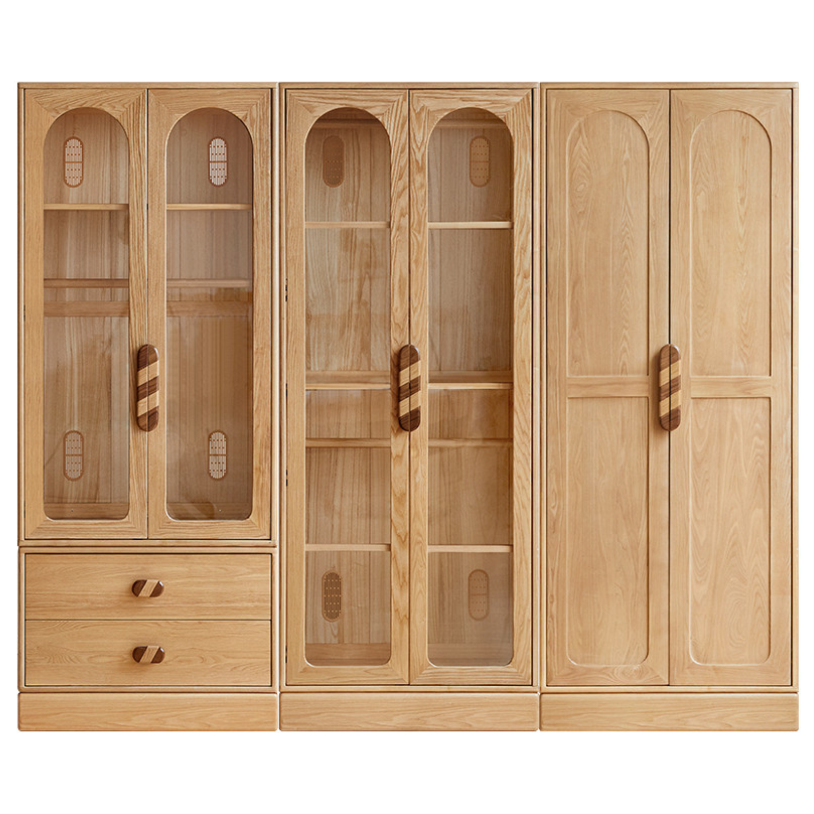 Oak Solid Wood Original Wood Style Children's Wardrobe