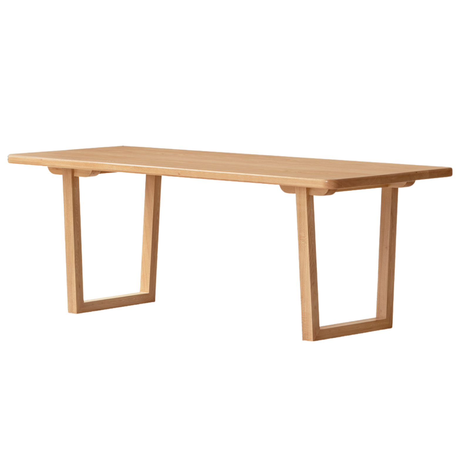 Ash, Oak, Elm Solid Wood Wabi Sabi Style Dining Table
