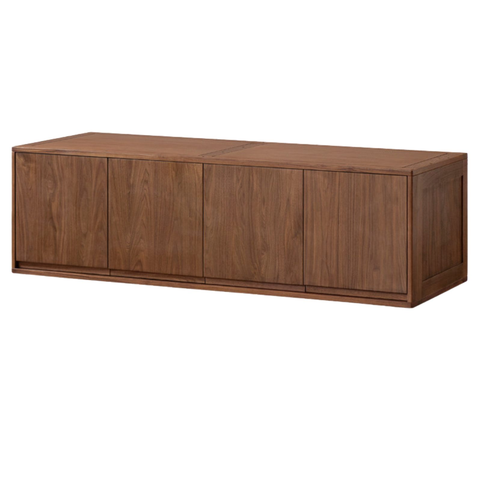 Black Walnut, Ash, Oak Solid Wood Light Luxury Wardrobe Top Cabinet