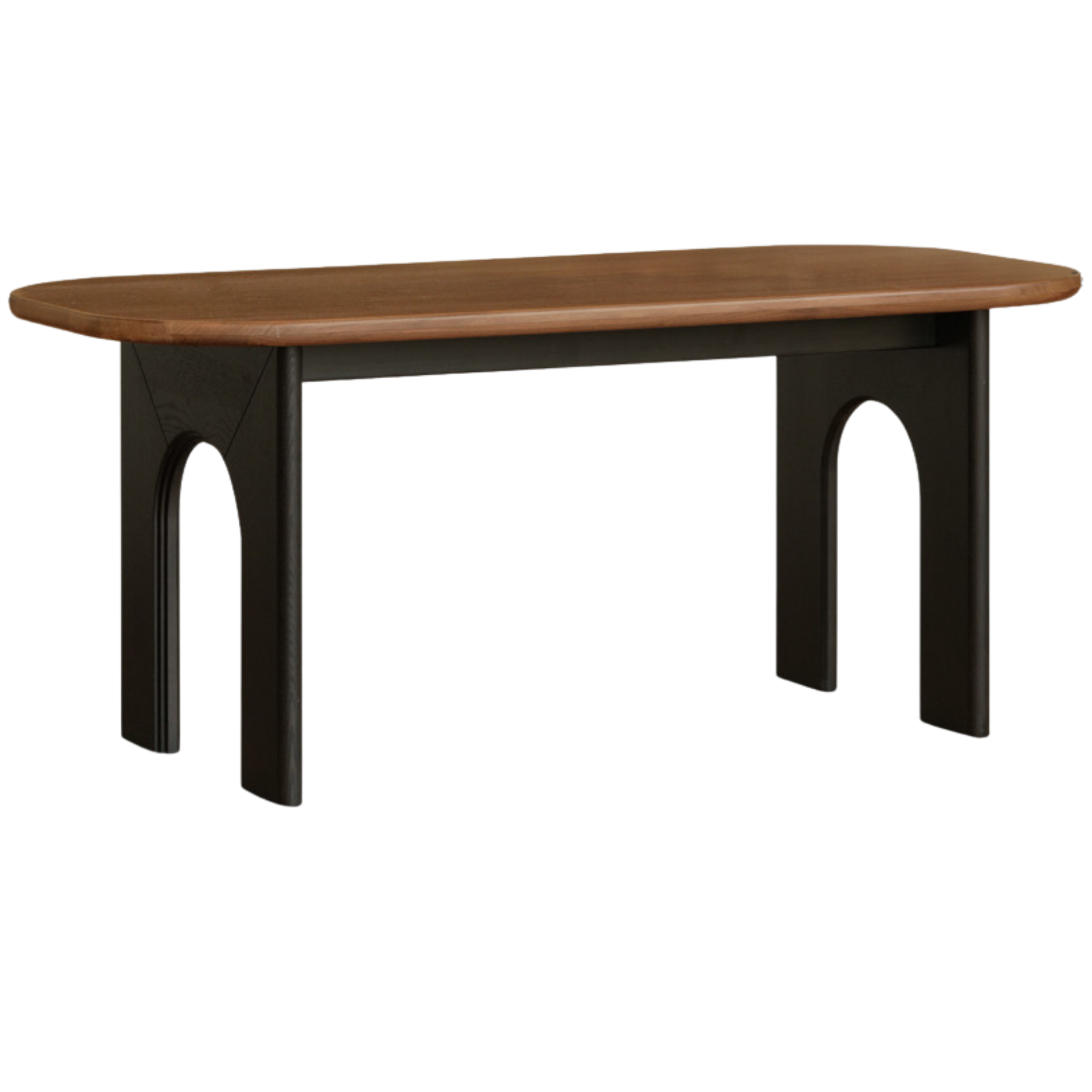 Black Walnut Solid Wood French Retro Style Dining Table