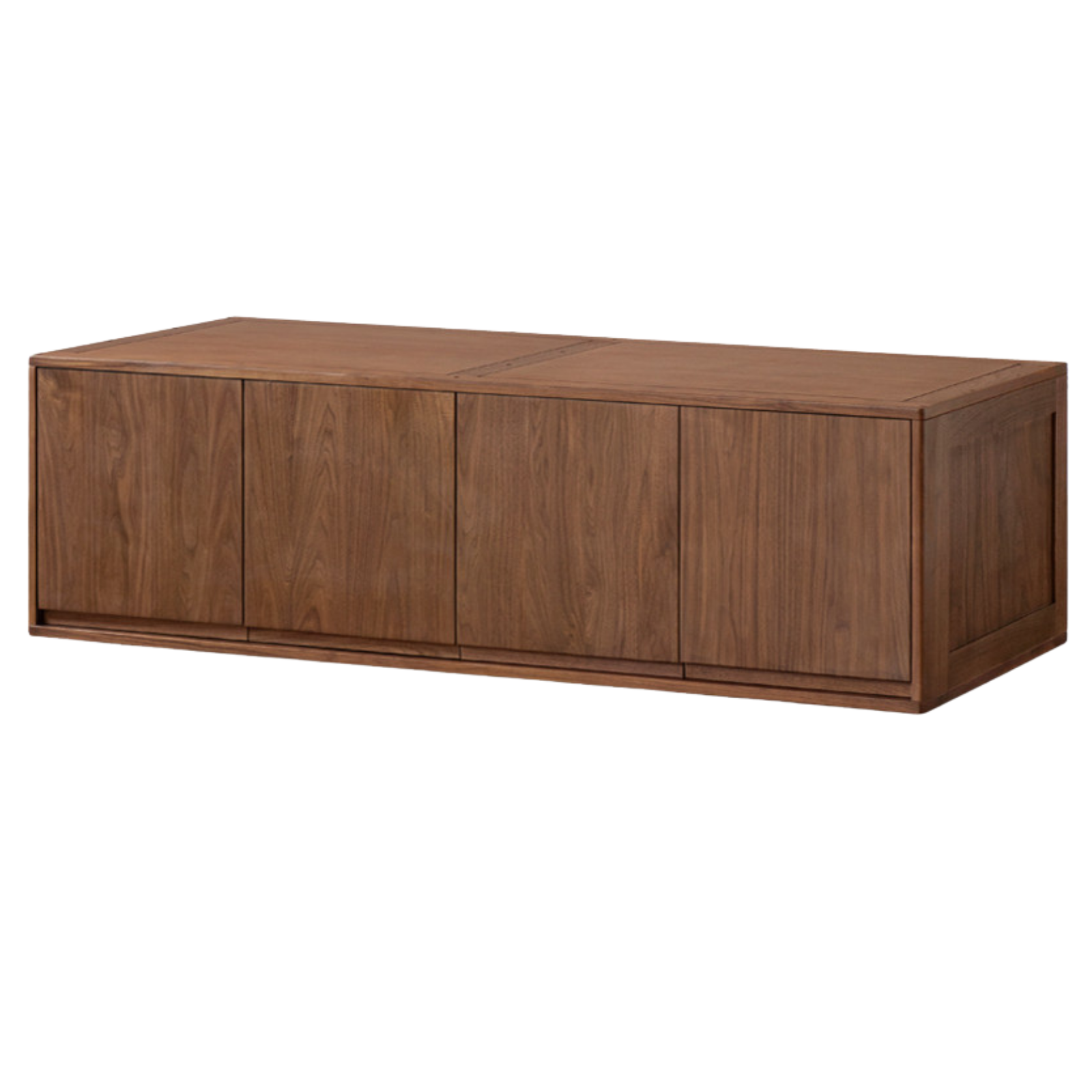 Black Walnut, Ash, Oak Solid Wood Light Luxury Wardrobe Top Cabinet