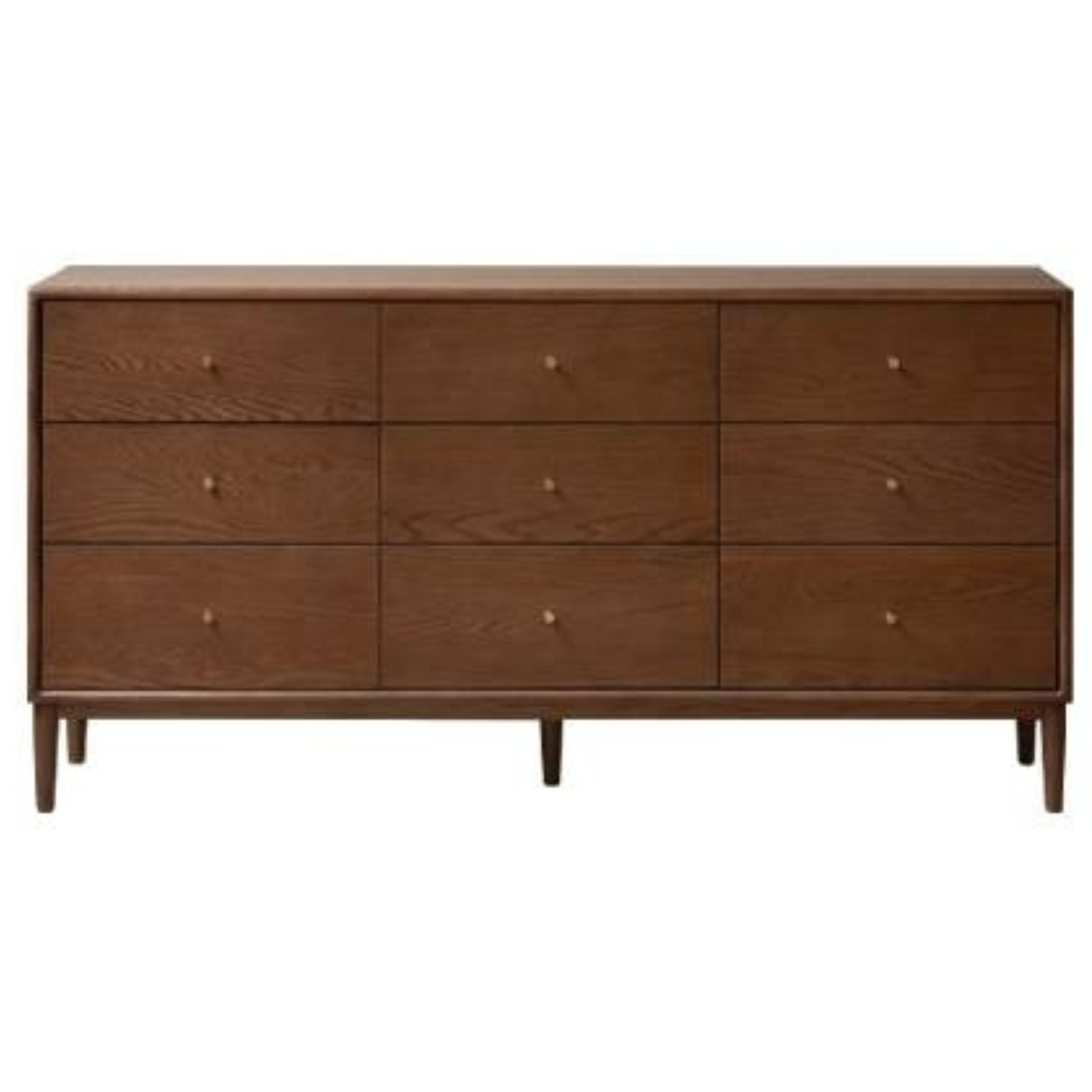 Red Zebrawood Solid Wood Modern Minimalist Chest of Drawers
