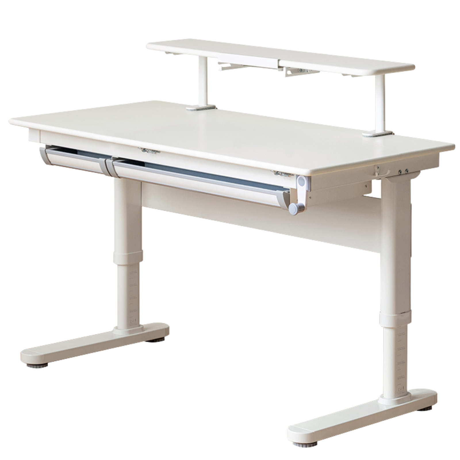 Solid Rubberwood Cream Style Children's Learning Desk